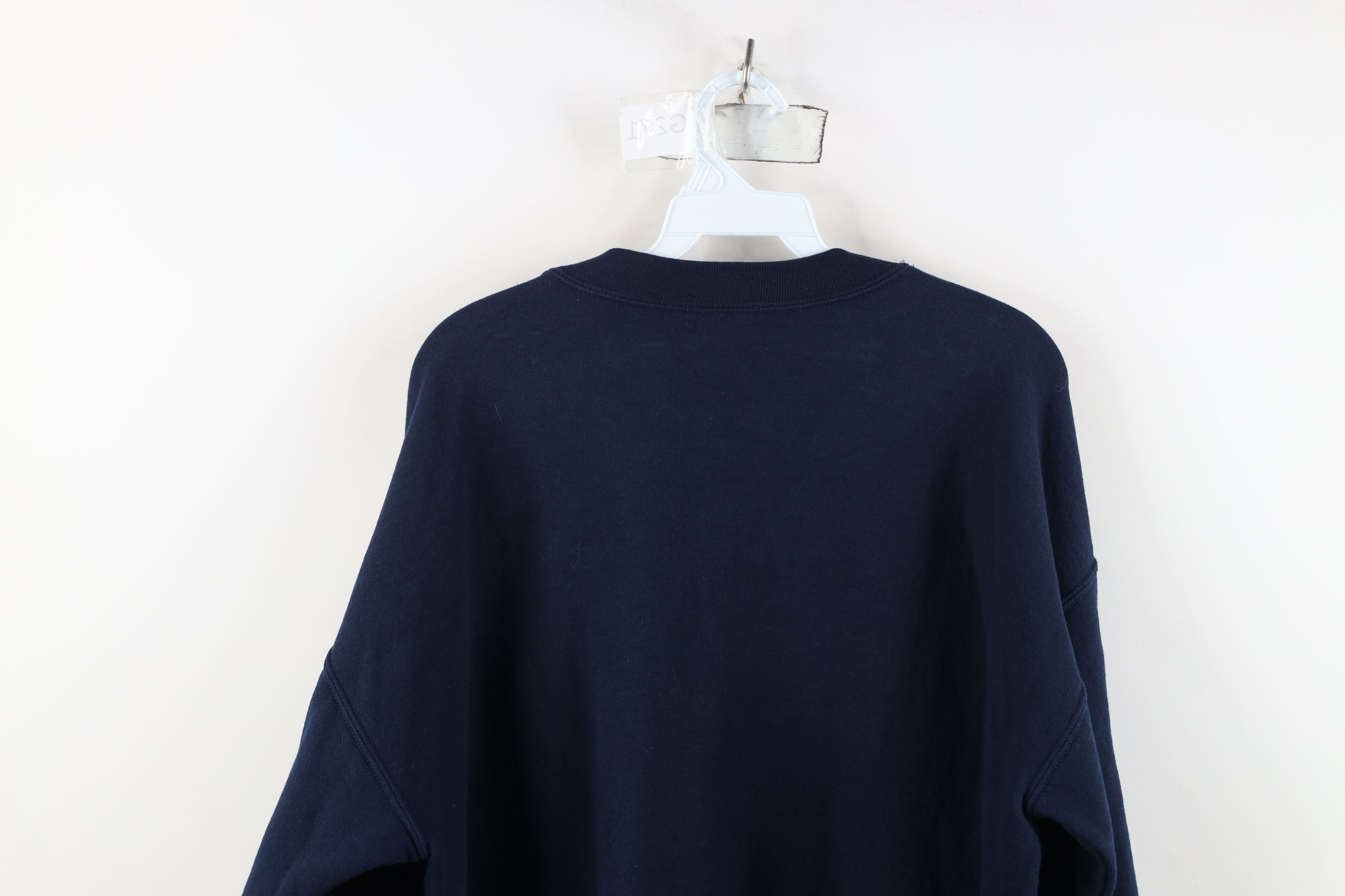 Vintage Vintage 90s River Cliff Golf Course Golfing Sweatshirt Blue Size US L / EU 52-54 / 3 - 13 Thumbnail