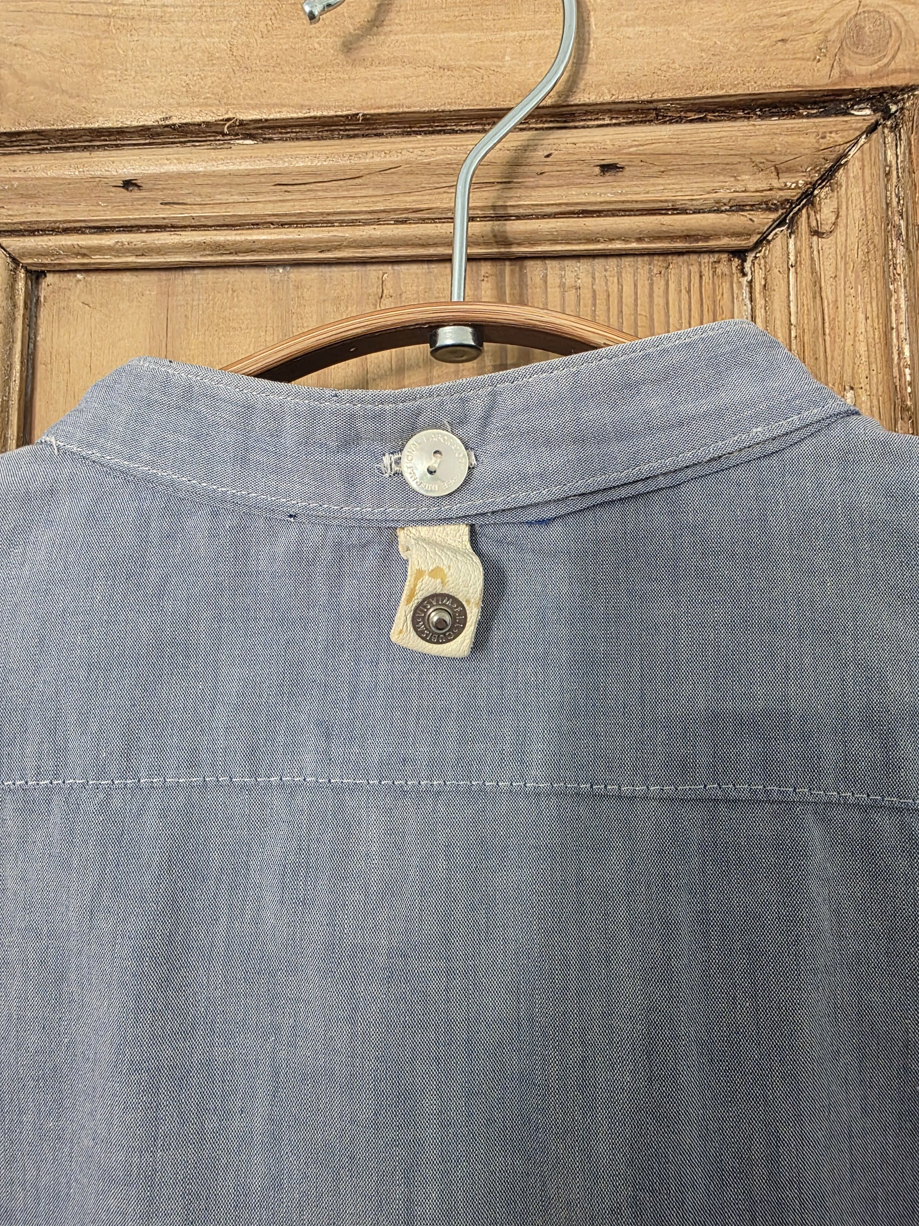 Visvim Visvim Tape Shirt Blue Size US M / EU 48-50 / 2 - 5 Thumbnail