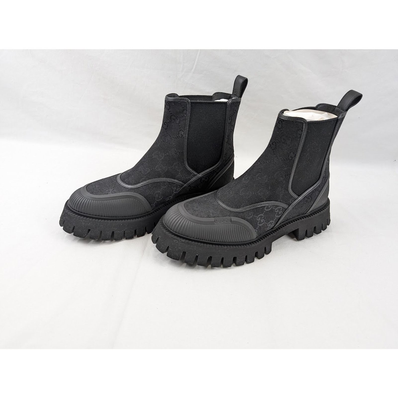 Gucci o1rshd1 New Canvas GG Boots in Black Size US 9 / EU 42 - 14 Thumbnail