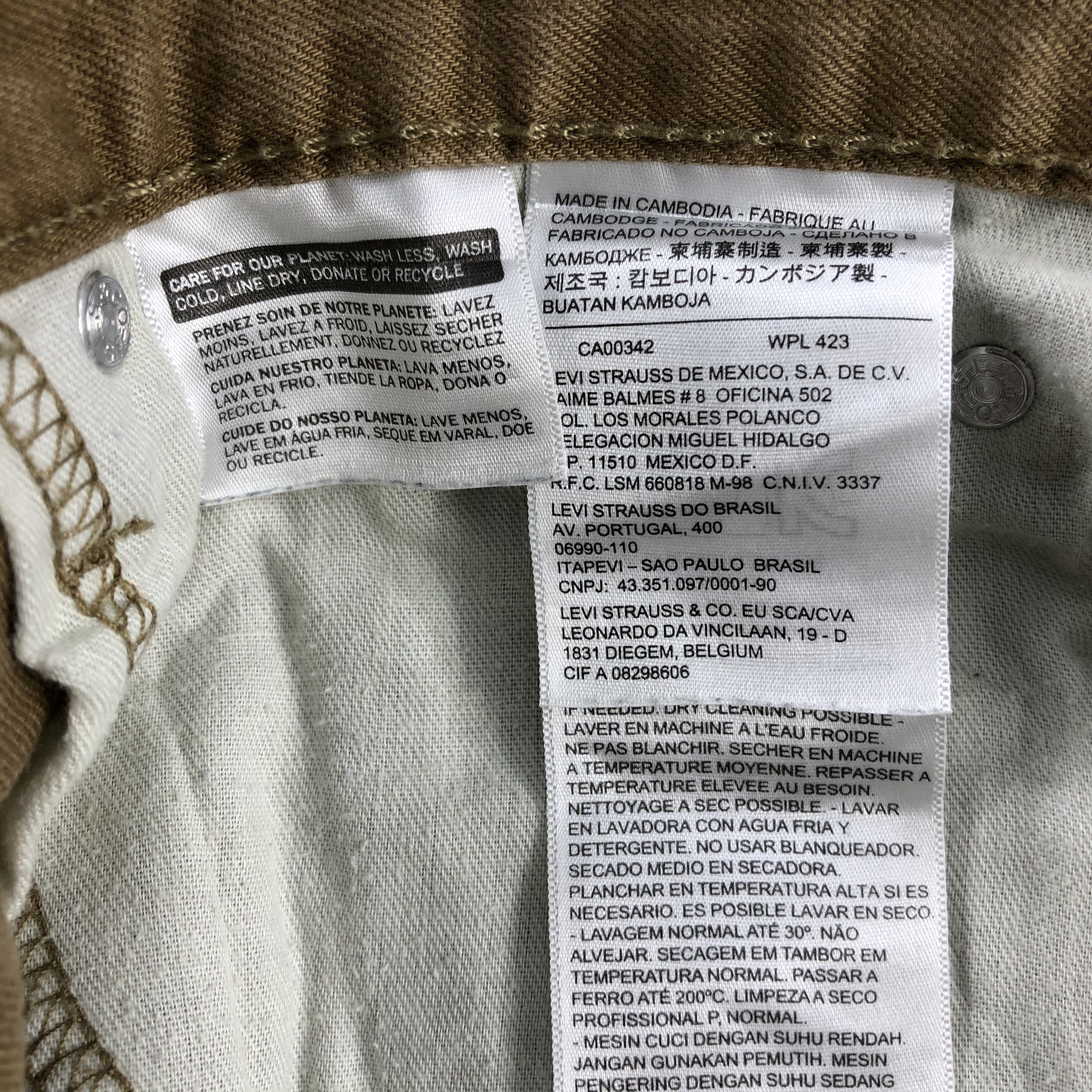 Levi's Vintage Levi's 505 Jeans White Tab Denim KJ970 Size US 31 - 10 Thumbnail