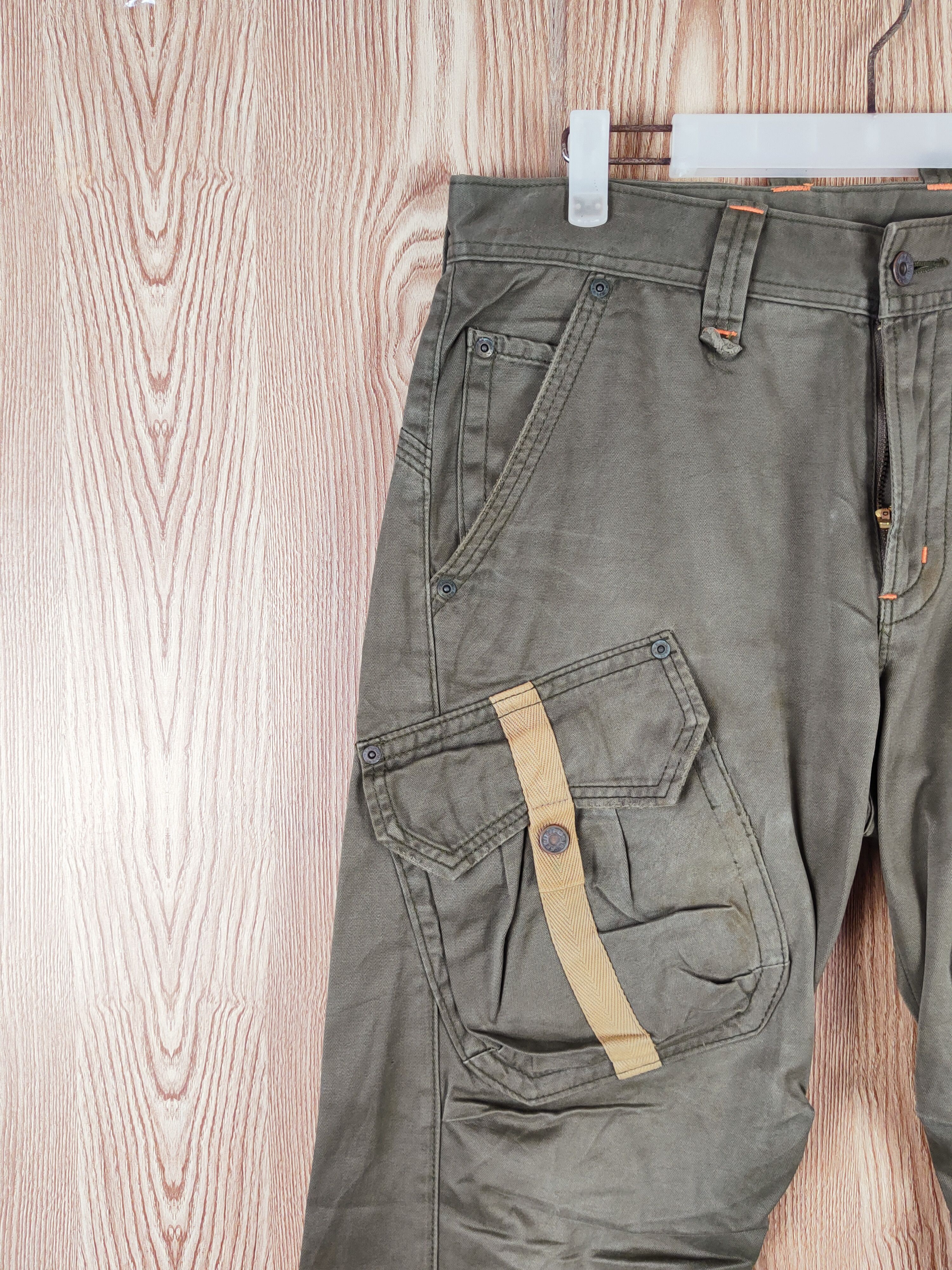 Edwin Edwin Green Multipocket Tactical Cargo Pants #W197 Size US 33 - 3 Thumbnail
