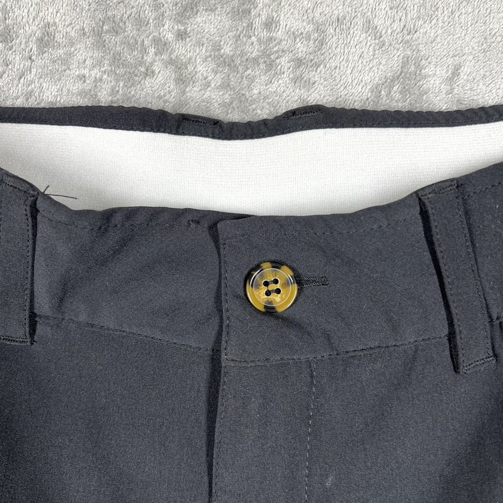 Vintage 33000ft Dry Fit Golf Shorts Mens Black Lightweight Quick Dry Stretch 30 Inseam 10in Adult Regular Shorts Size US 30 / EU 46 - 2 Thumbnail