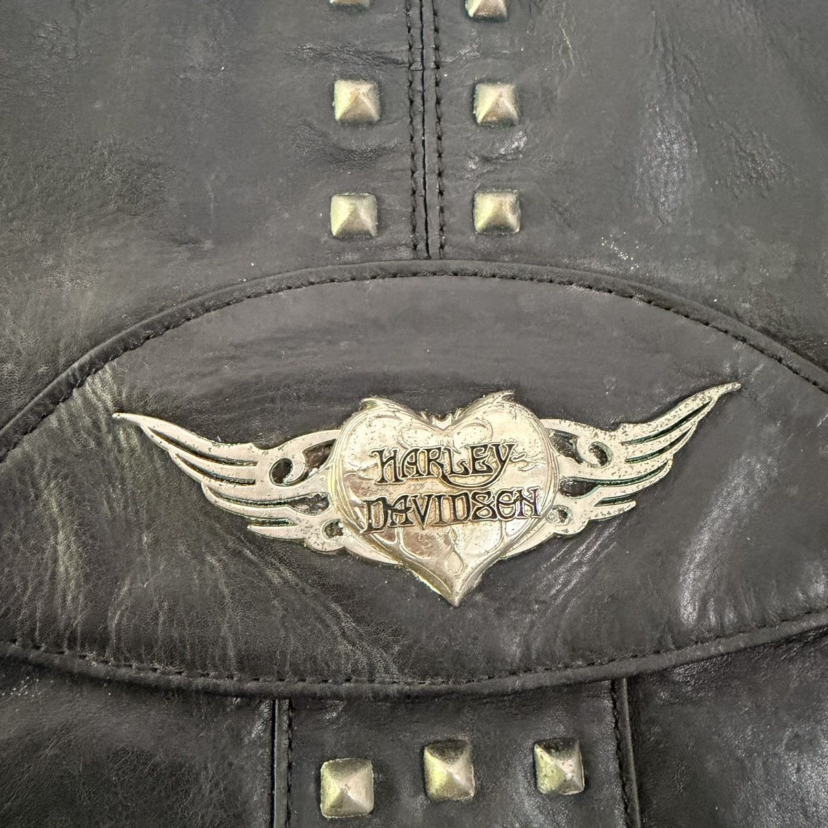 Harley Davidson Harley Davidson Leather Mesengger Bag Size ONE SIZE - 4 Thumbnail
