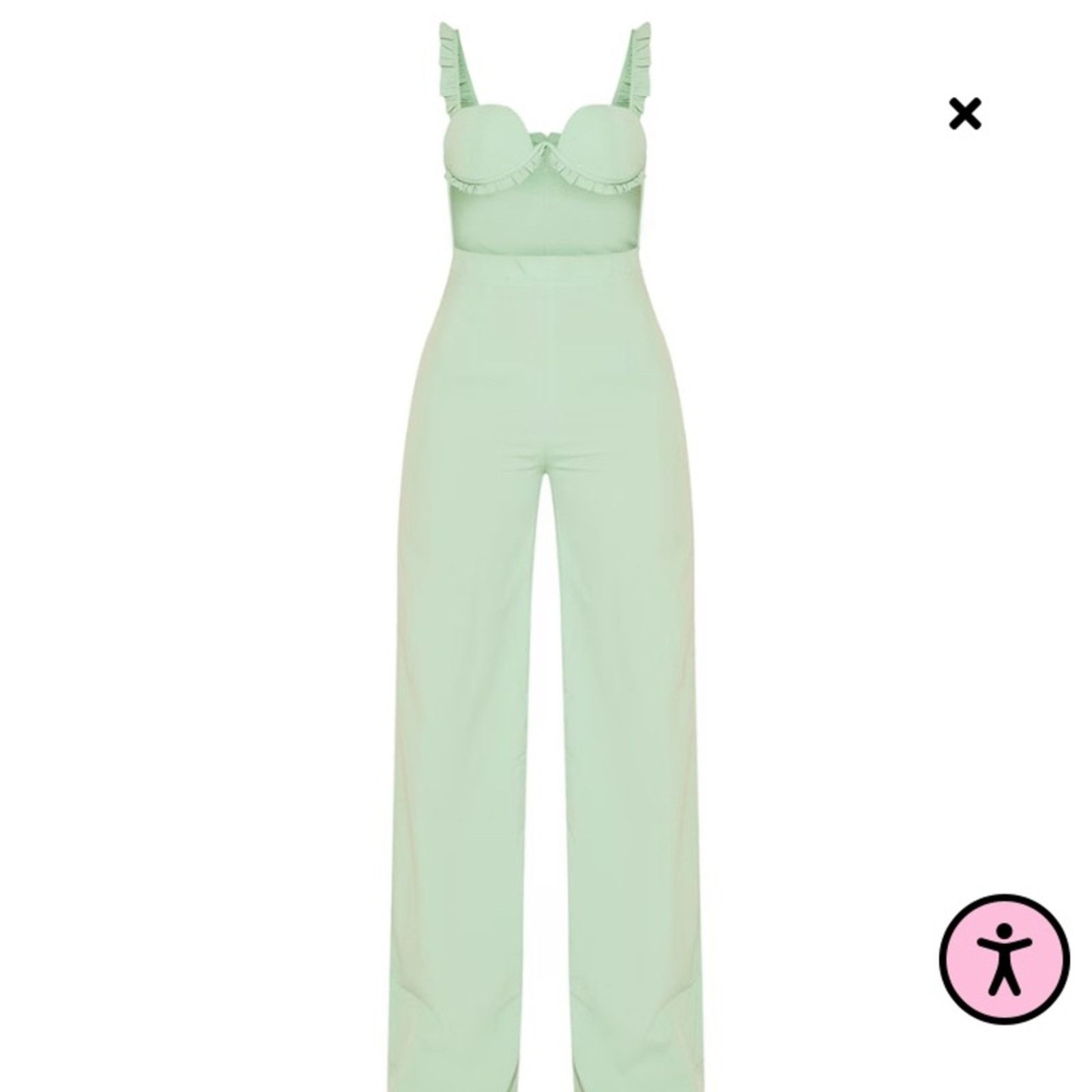Pretty Green PLT Sage green cutout jumpsuit S Size S / US 4 / IT 40 - 2 Thumbnail