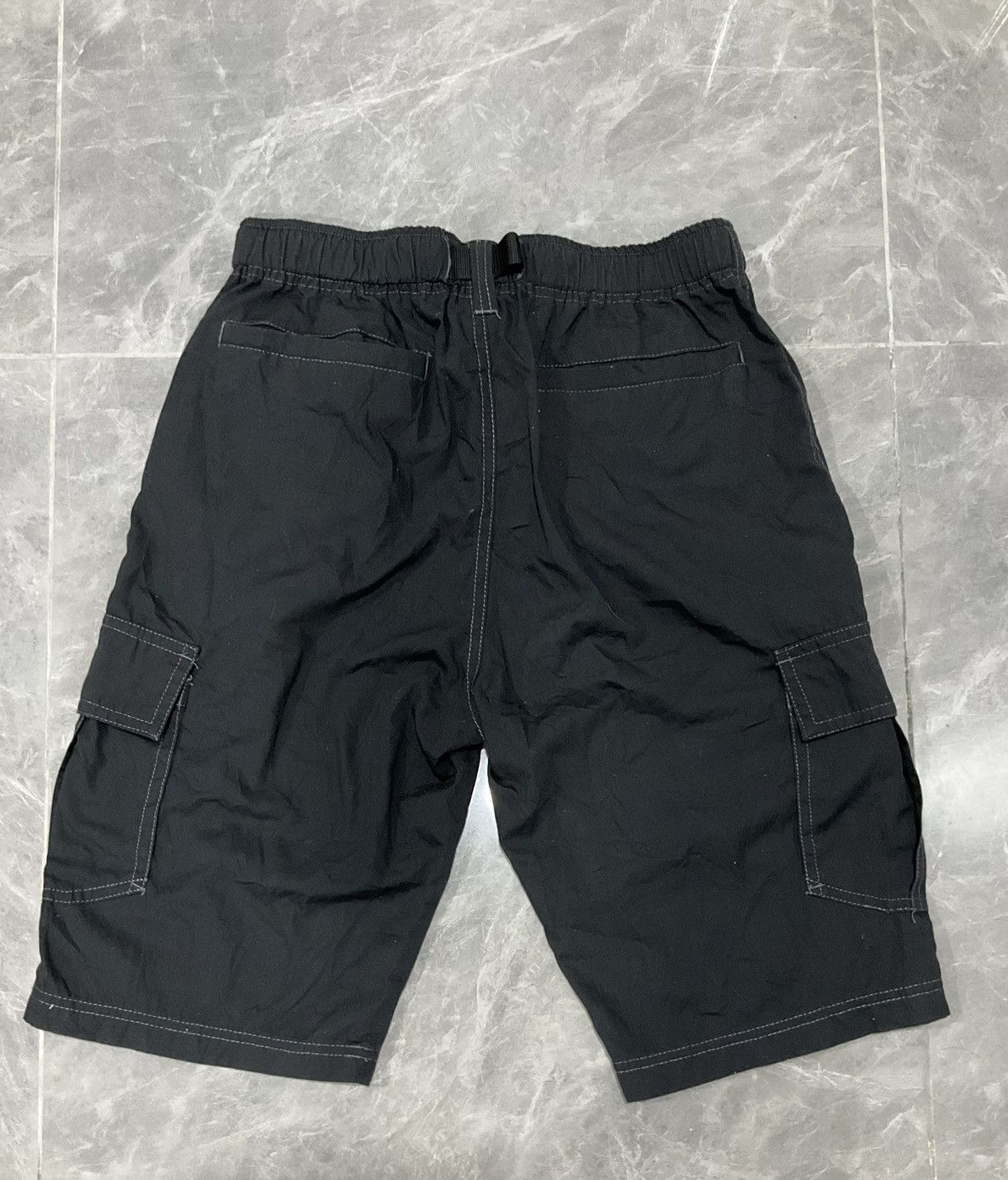 Japanese Brand × Vintage Short Pants Black Cargo Shorts Style Size US 29 - 2 Thumbnail