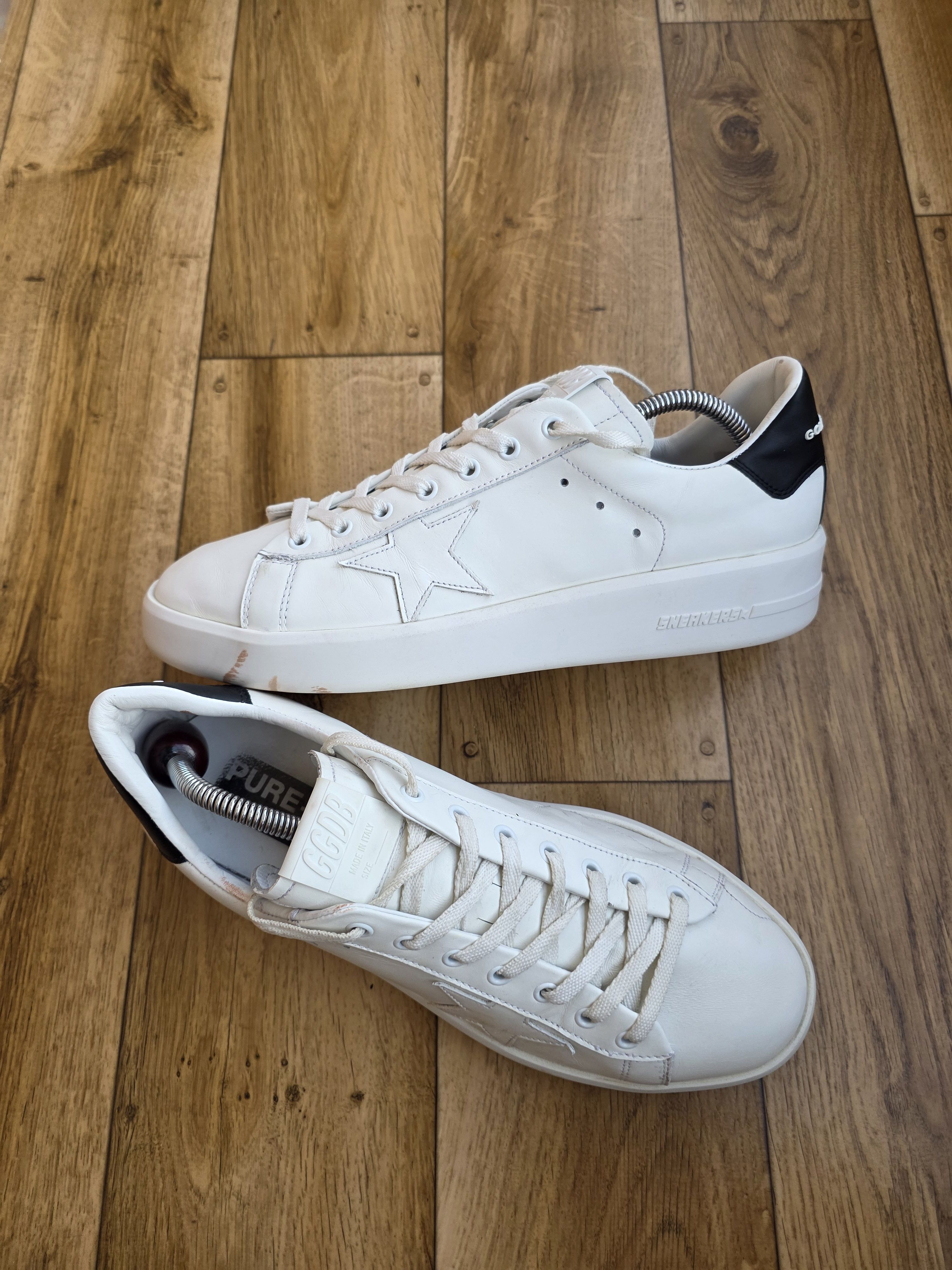 Golden Goose Golden Goose Pure Star Leather Sneakers Size US 12 / EU 45 - 6 Thumbnail