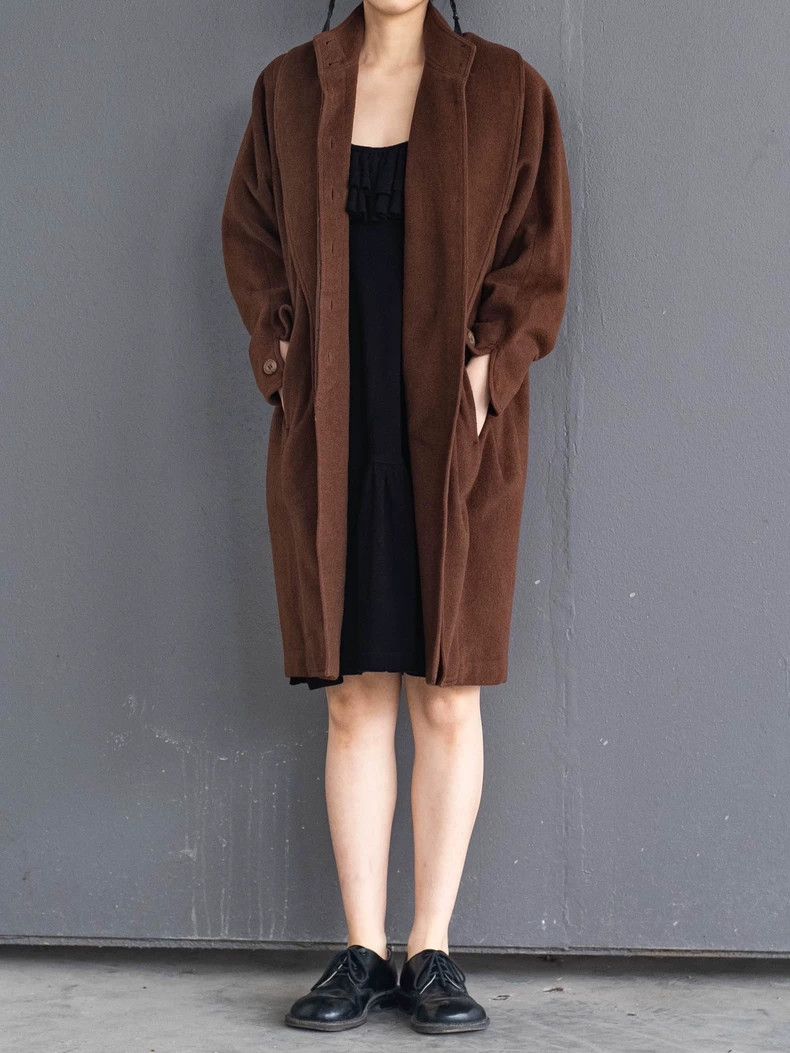 Comme des Garcons Comme Des Garcons Chocolate Fake Two-Piece Cashmere Coat Size S / US 4 / IT 40 - 3 Thumbnail