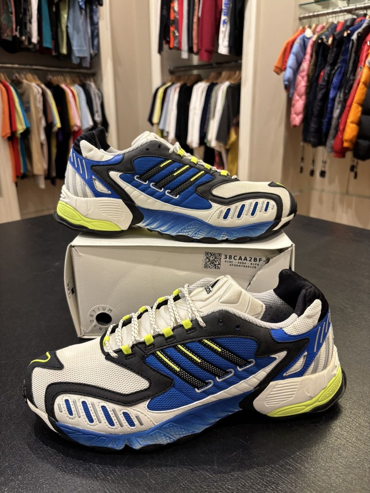 adidas Torsion TRDC Blue Yellow