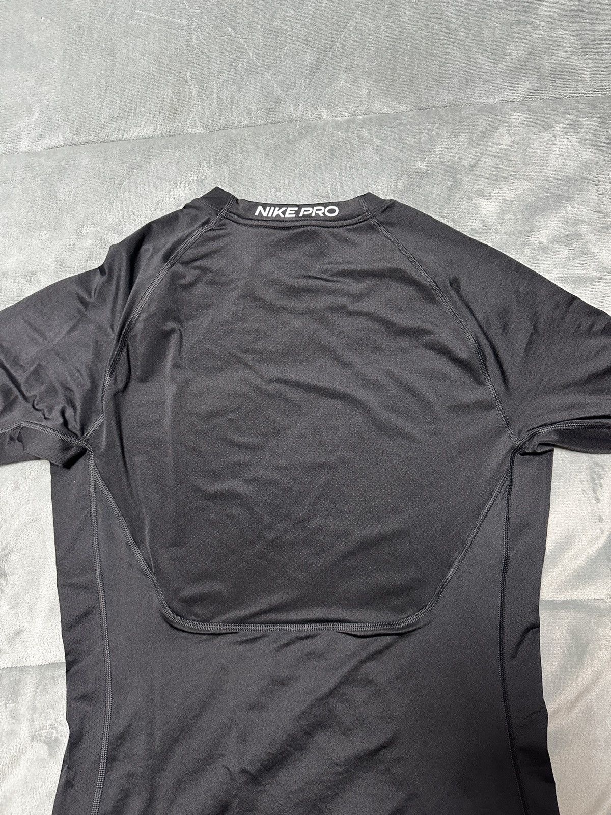 Nike New Nike PRO Dri-FIT Black Tight Fit Long Sleeve Top Swoosh Size US XXL / EU 58 / 5 - 8 Thumbnail