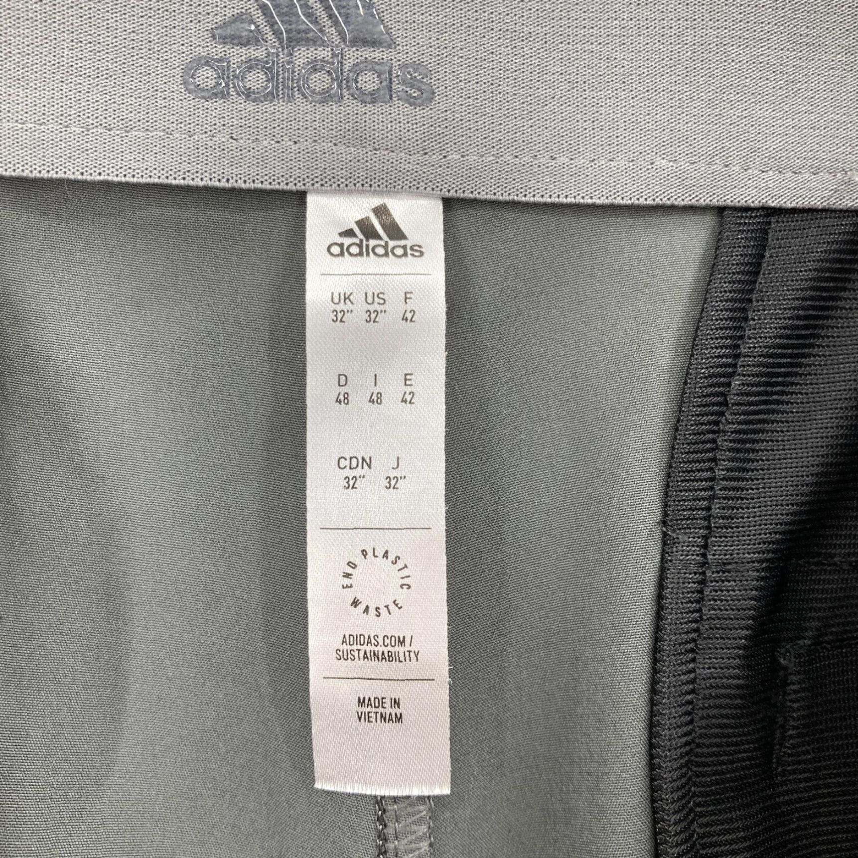 Adidas Adidas Ultimate 365 Golf Shorts Mens 32 Gray Geometric Print Performance Stretch Short Size US 32 / EU 48 - 3 Thumbnail