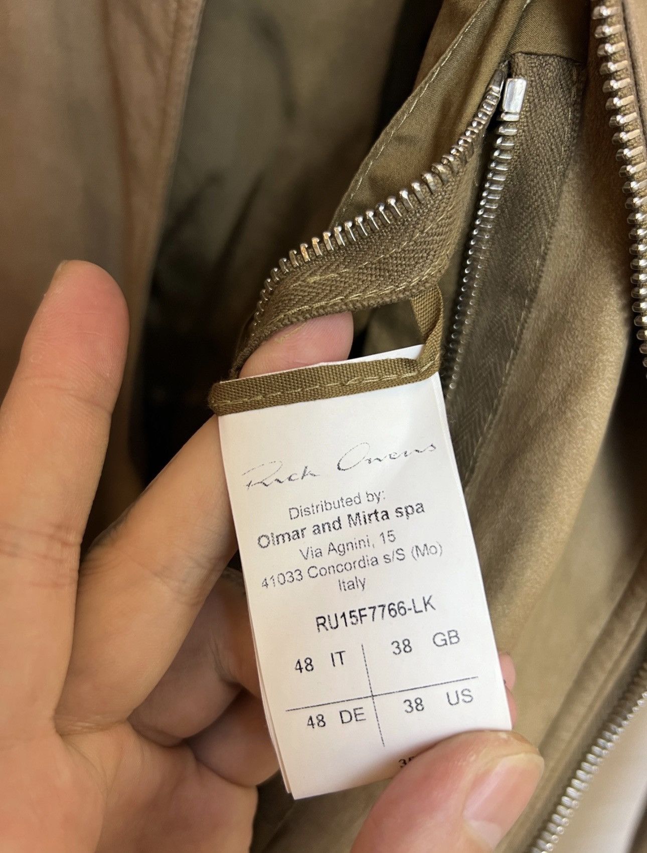 Rick Owens Rick Owens brown yellow bullet leather jacket Size US M / EU 48-50 / 2 - 6 Thumbnail