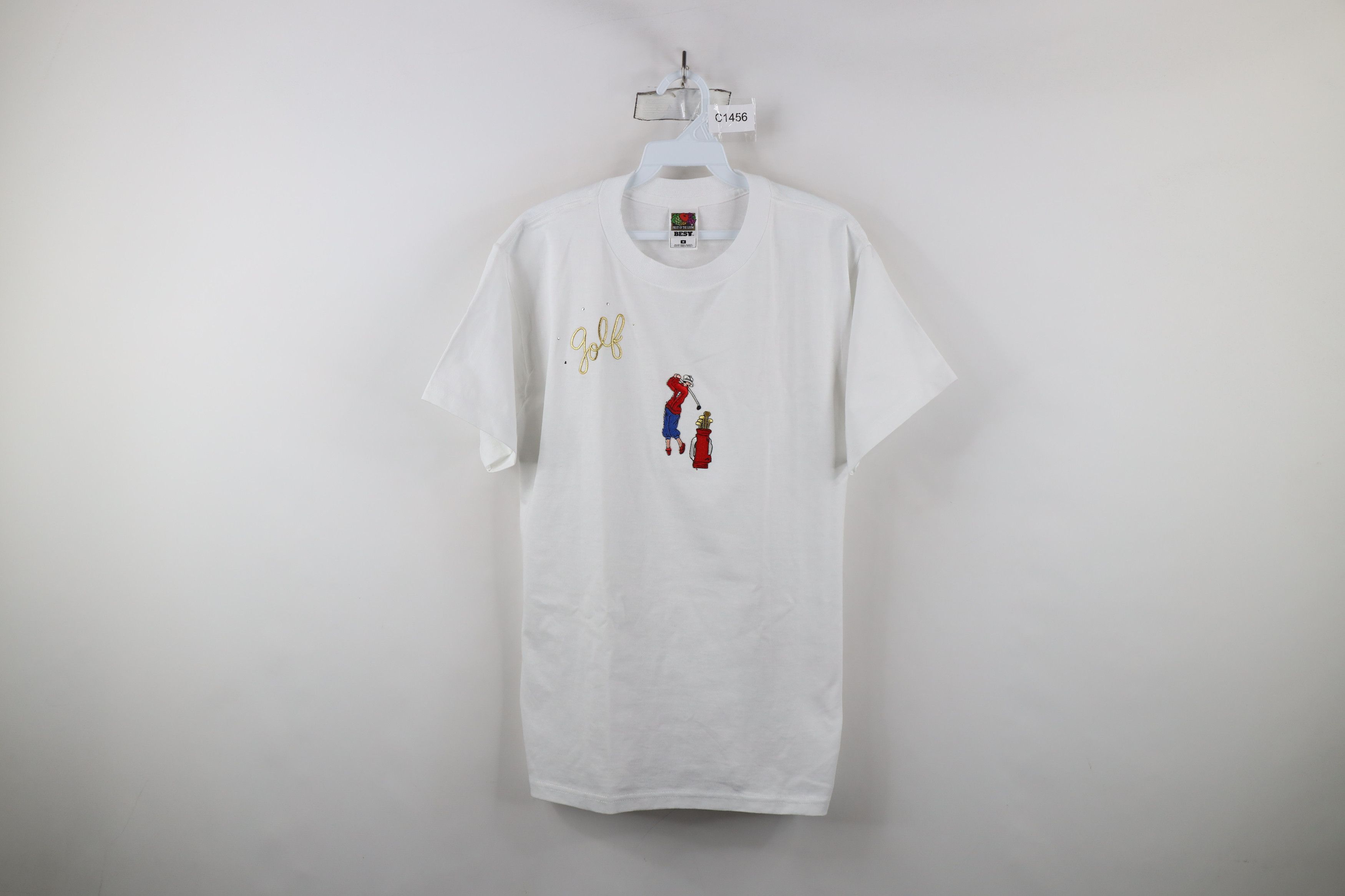 Vintage Vintage 90s Streetwear Golf Patch Short Sleeve T-Shirt Size M / US 6-8 / IT 42-44 - 1 Thumbnail
