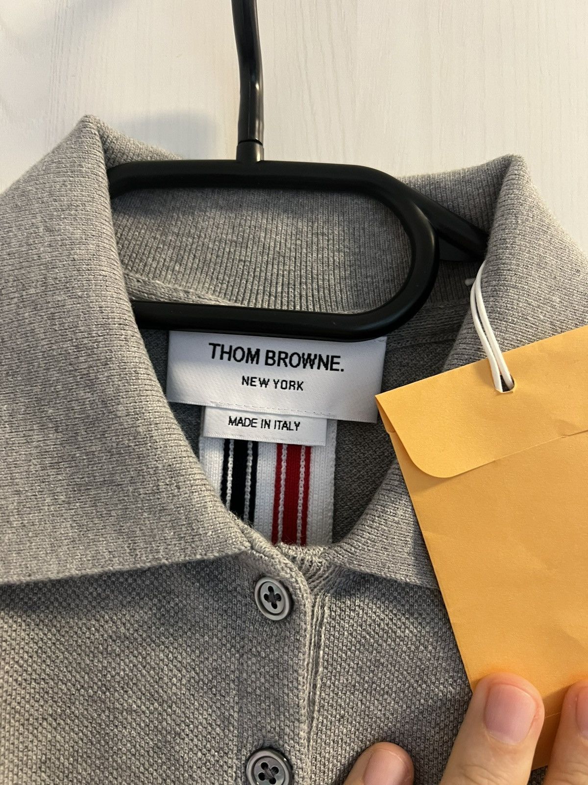 Thom Browne Knee-Length Polo Dress W/ Center Back RWB Stripe Size M / US 6-8 / IT 42-44 - 9 Thumbnail