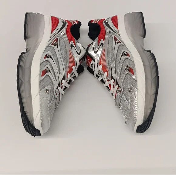 Valentino Valentino Ms2960 Studded Mesh Runner Sneakers - EU43 US10 Size US 10 / EU 43 - 4 Thumbnail