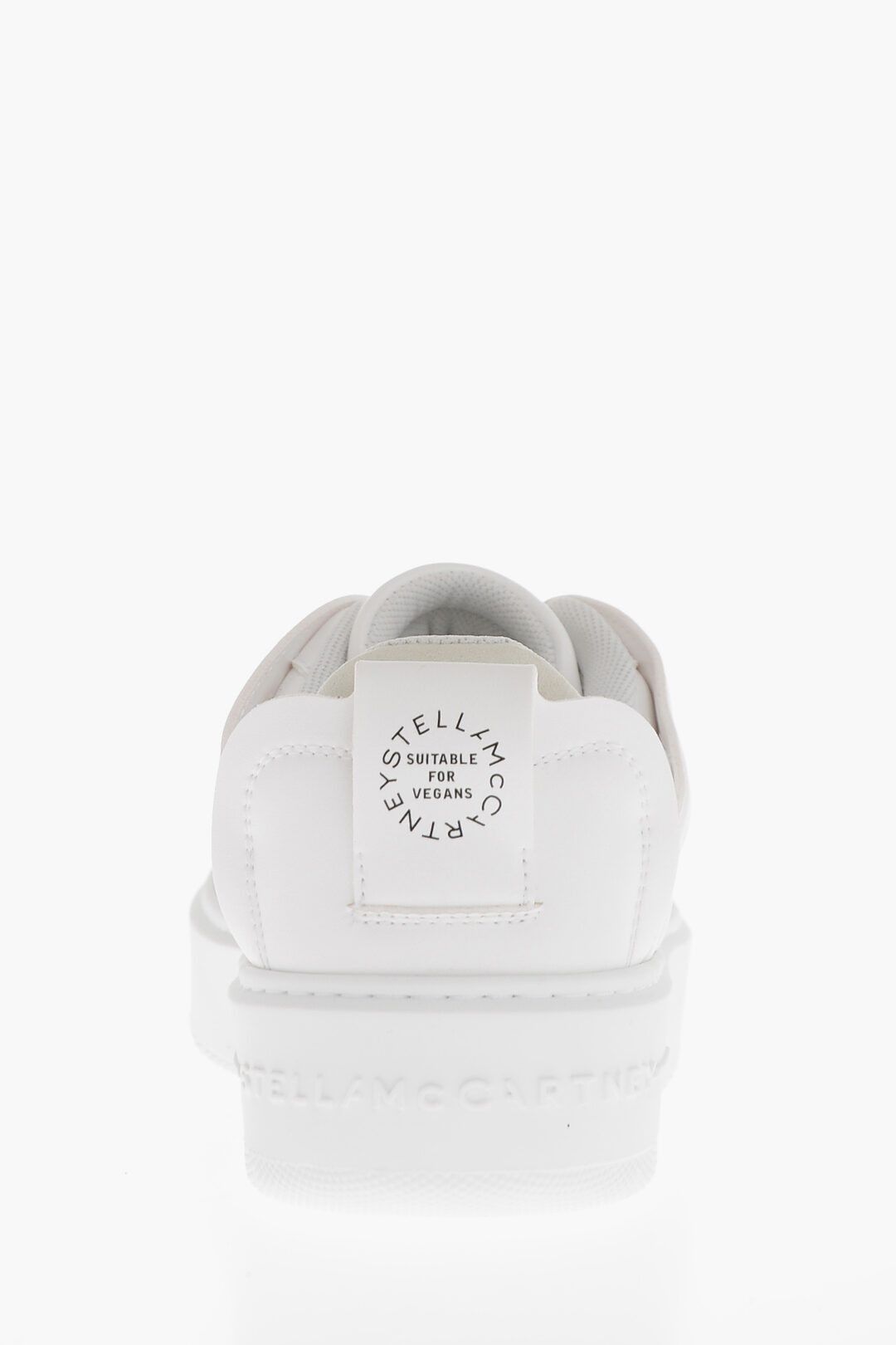 Stella McCartney og1mm0824 Eco-Leather S-Wave Low Top Sneaker in White Size US 7 / IT 37 - 4 Thumbnail