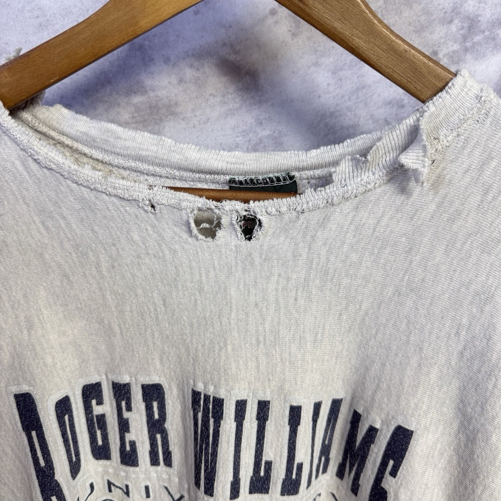 Vintage Vintage 90s Roger Williams University Law School Sweatshirt Size US XL / EU 56 / 4 - 3 Thumbnail