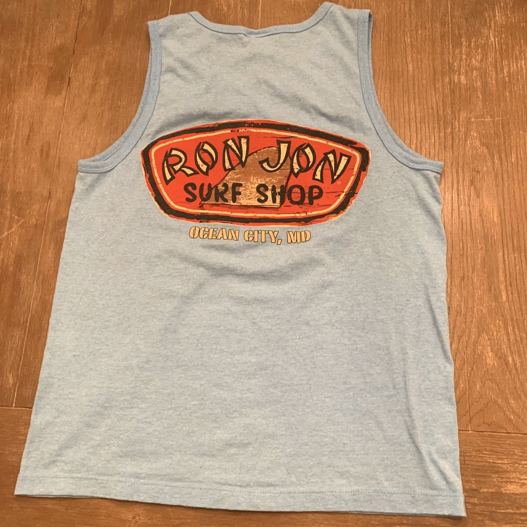Ron Jon Surf Shop VINTAGE Ron Jon Tank Top Ocean City Maryland Blue S Summer Men Size S Tank Top Size US S / EU 44-46 / 1 - 3 Thumbnail