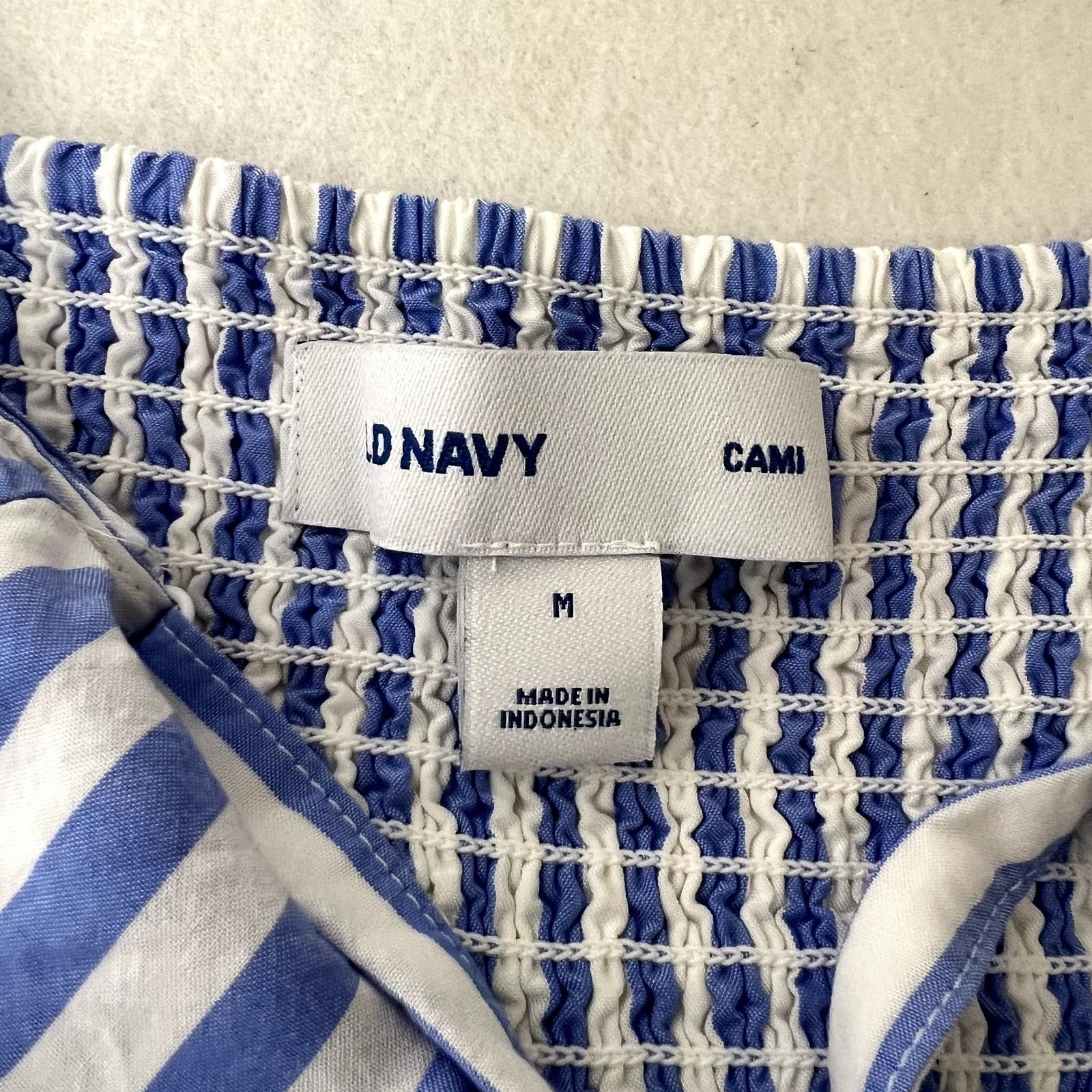 Old Navy Old Navy Blue Striped Cami Dress Size M / US 6-8 / IT 42-44 - 6 Thumbnail