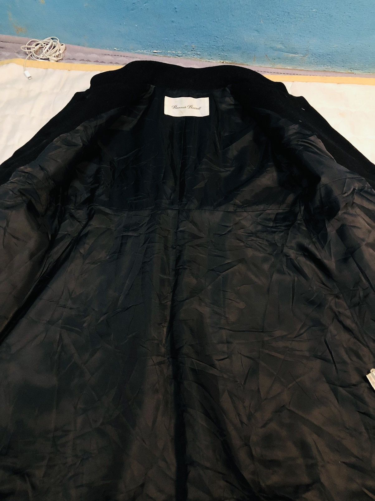 Japanese Brand Banner Barrett Long Jacket Button (14) Size M / US 6-8 / IT 42-44 - 6 Thumbnail