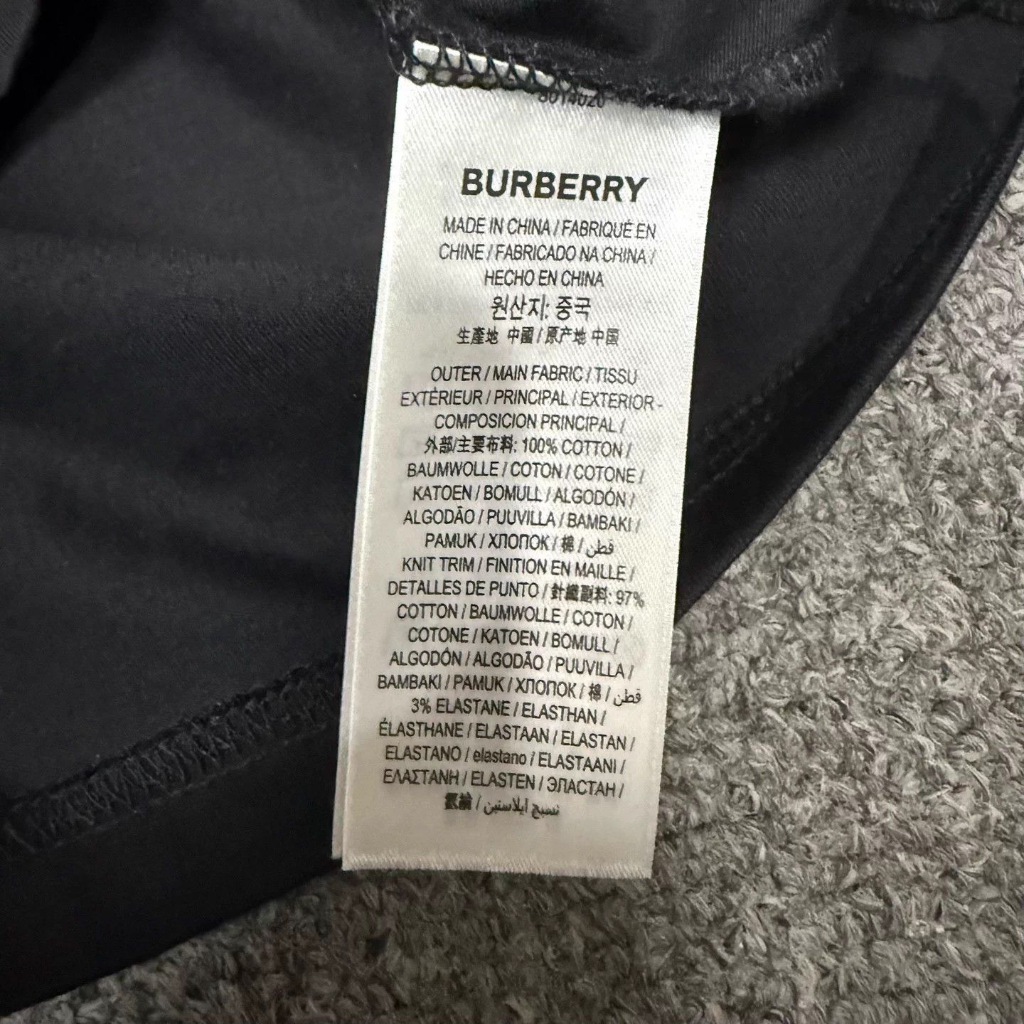 Burberry Burberry TB logo chest embroidered short sleeve black S Size S / US 4 / IT 40 - 4 Thumbnail