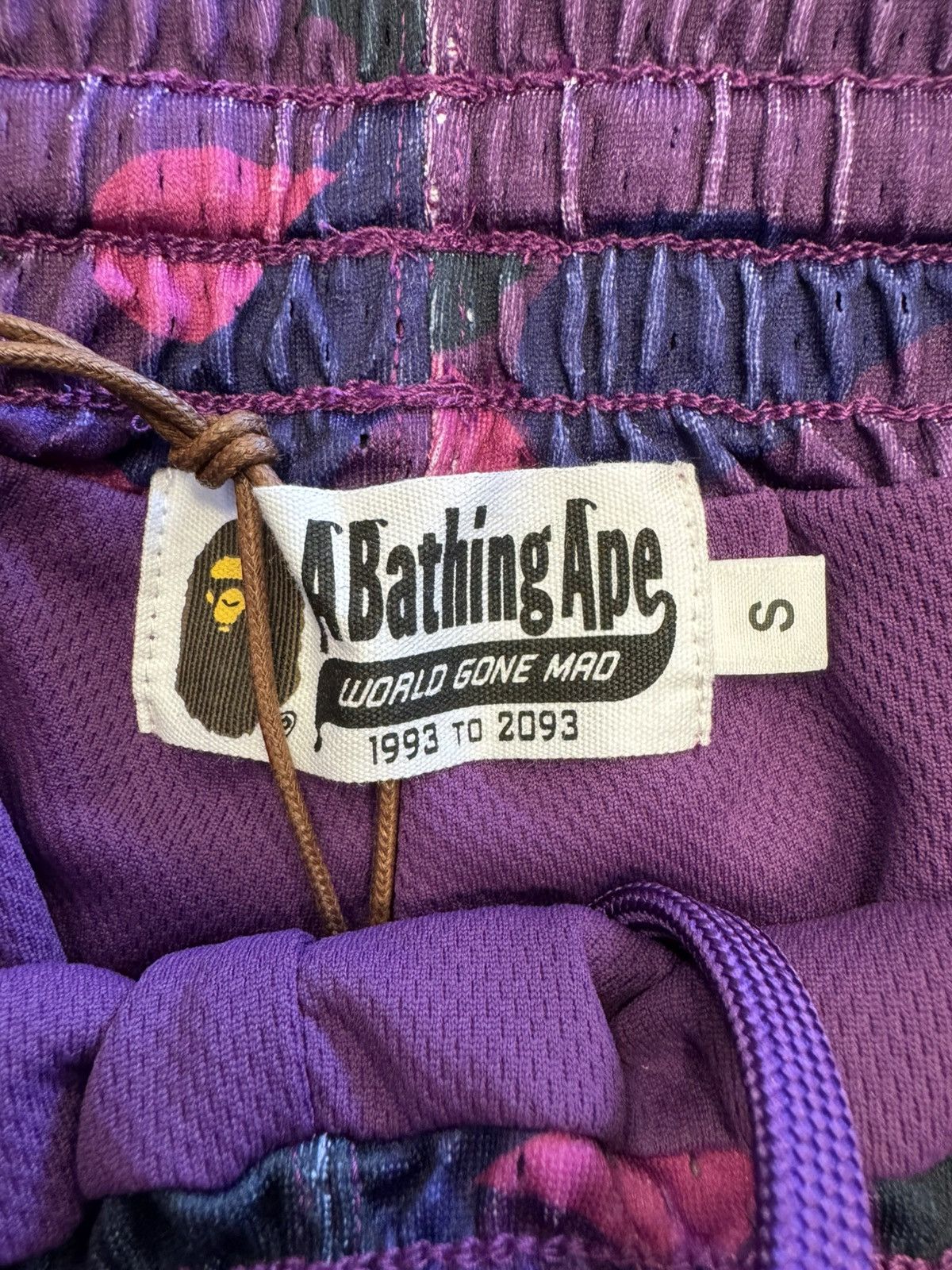Bape Bape Purple Basketball Shorts Size US 28 / EU 44 - 3 Thumbnail