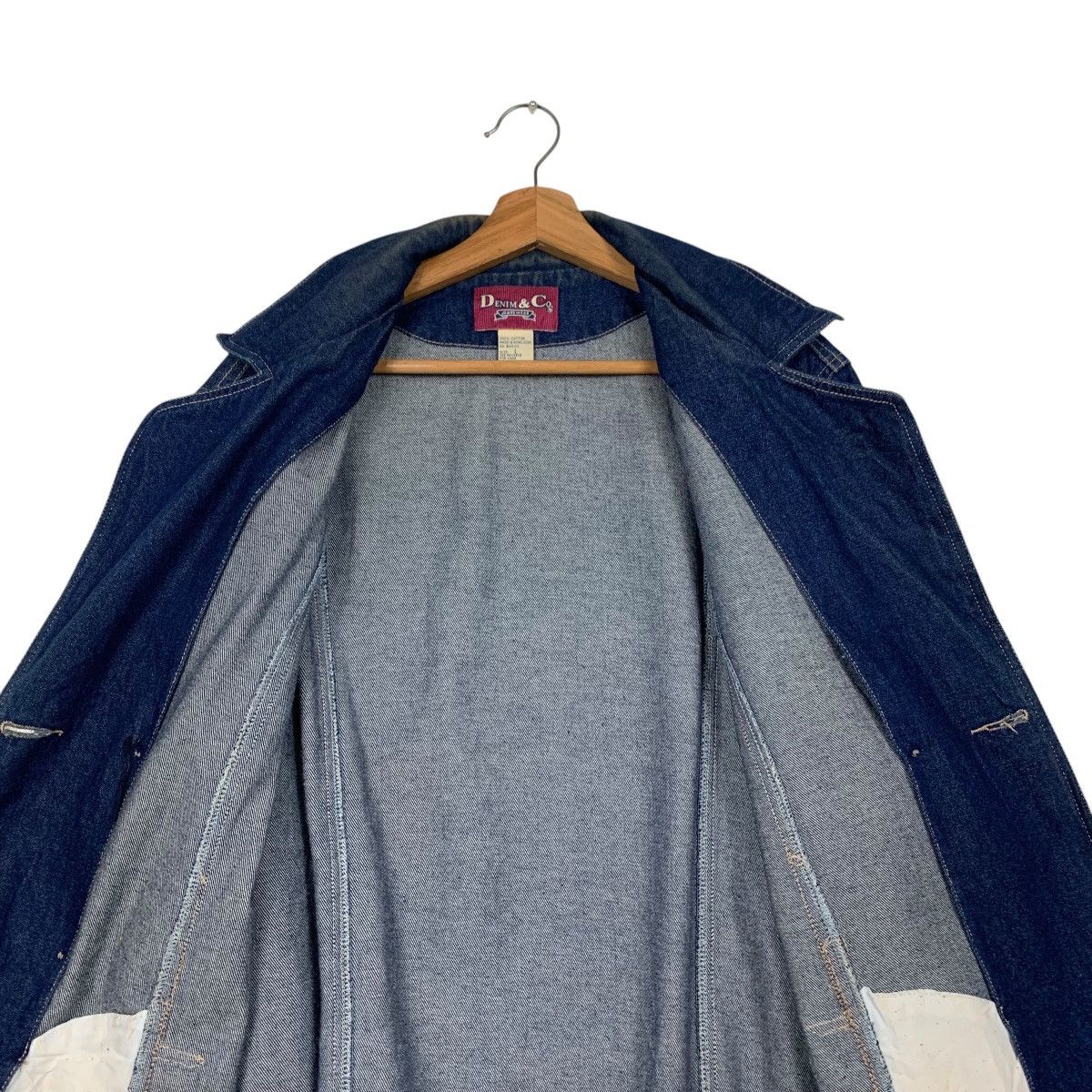 Denim & Co. DENIM & CO Jeans Wear Double Breasted Denim Jacket #2178-C96 Size US L / EU 52-54 / 3 - 12 Thumbnail