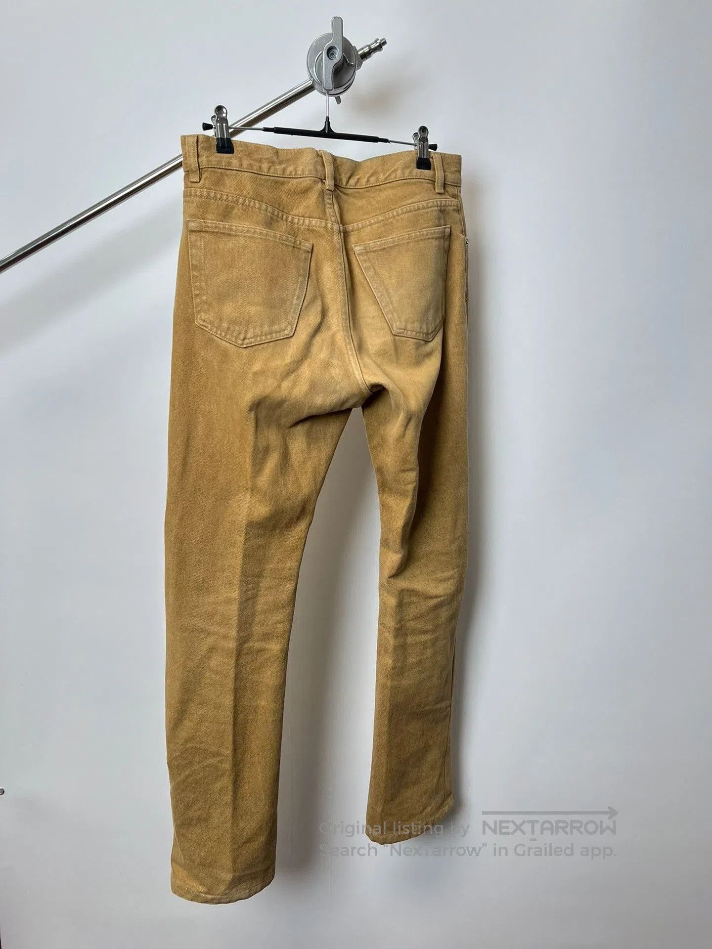 Helmut Lang Helmut Lang Brown-Yellow Straight-Leg Jeans. Size US 30 / EU 46 - 5 Thumbnail
