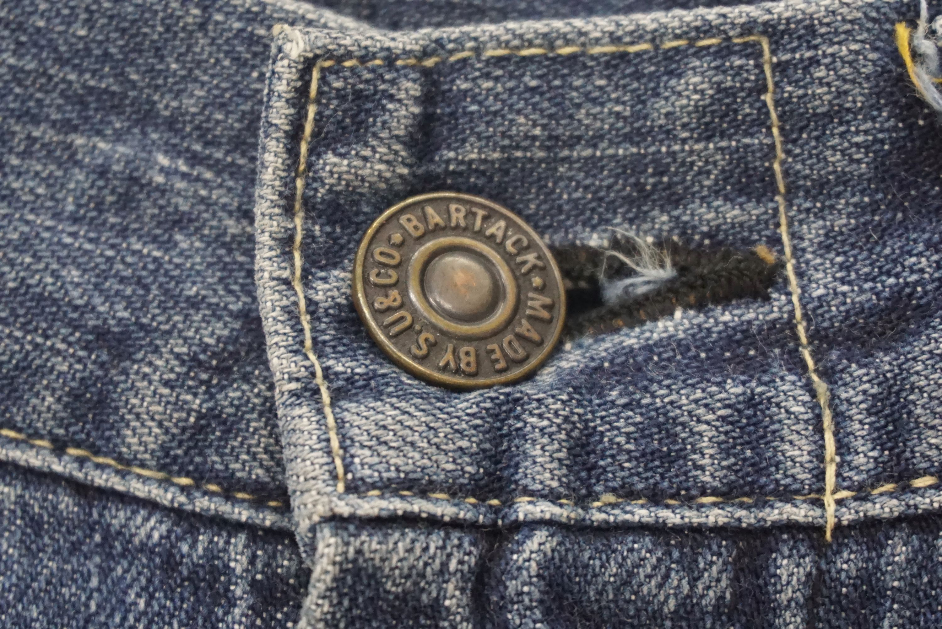 Japanese Brand Bartack Jeans Size W32xL26 System-U Baggy Cropped Jorts Size US 32 / EU 48 - 6 Thumbnail