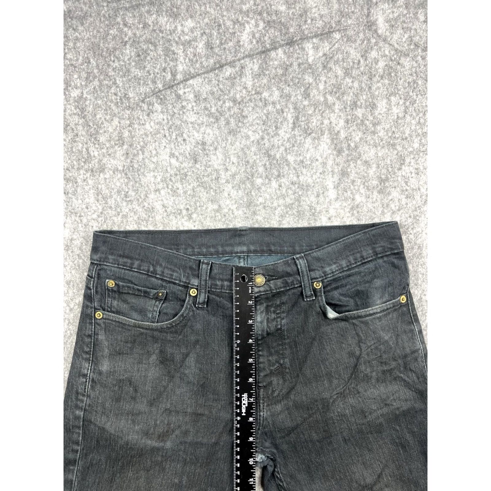 Levi's Vtg Levi’s 511 Mens Black Slim Fit Taper Leg Jeans 32x32 Regular Denim 5-Pocket Logo Size US 32 / EU 48 - 4 Thumbnail