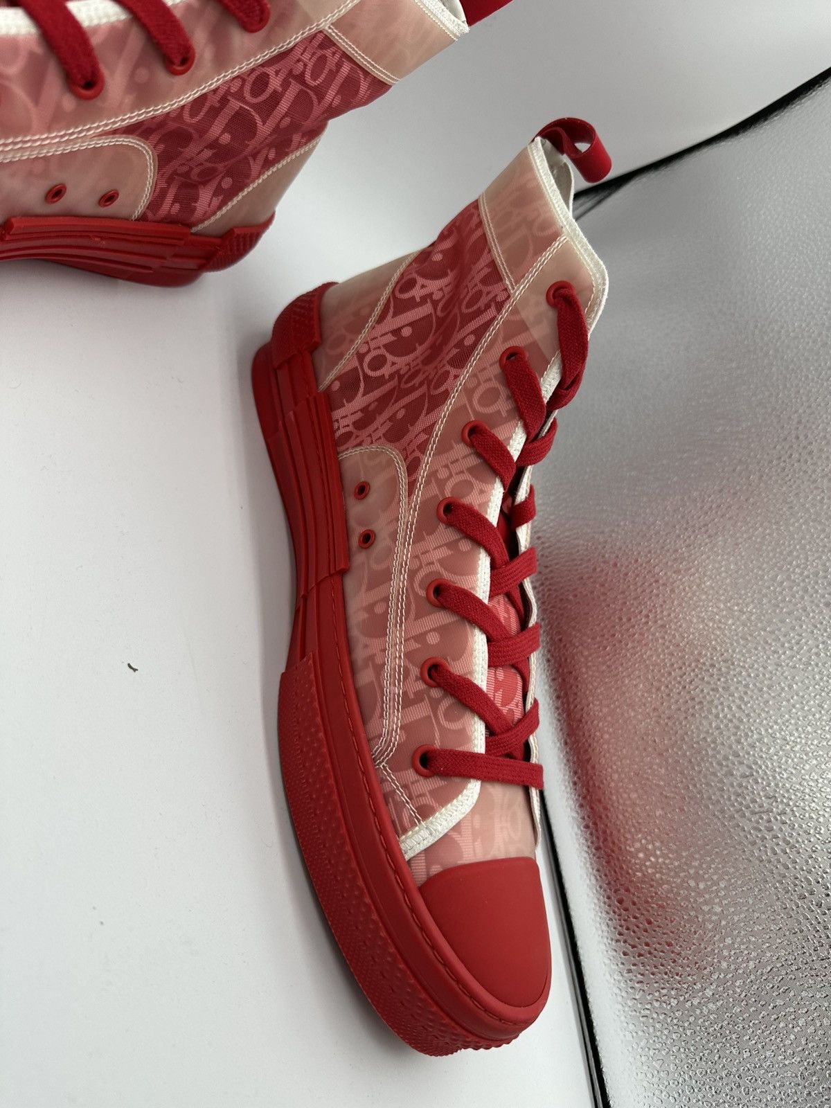 Dior Dior B23 High Sneakers Size US 13 / EU 46 - 9 Thumbnail