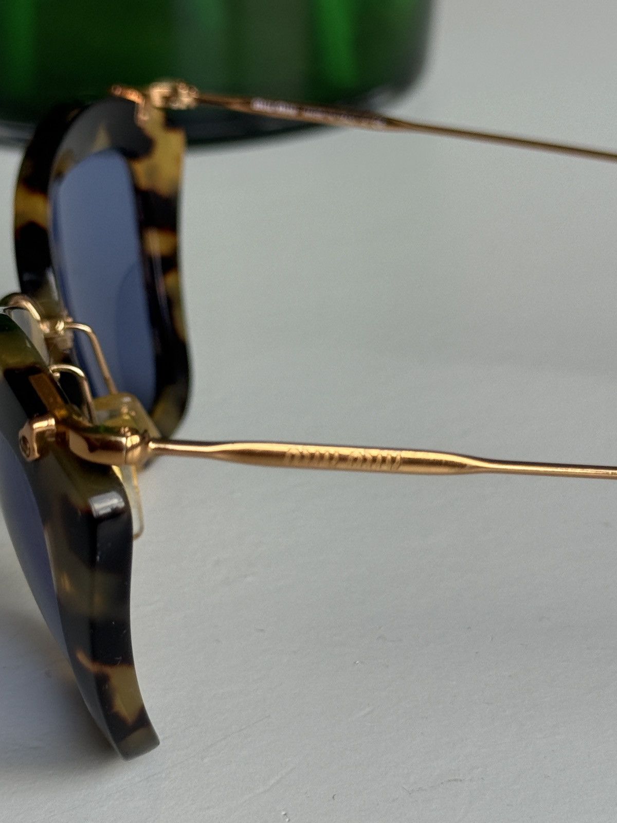 Miu Miu Miu Miu leopard oversized sunglasses designer luxury trend Size ONE SIZE - 5 Thumbnail