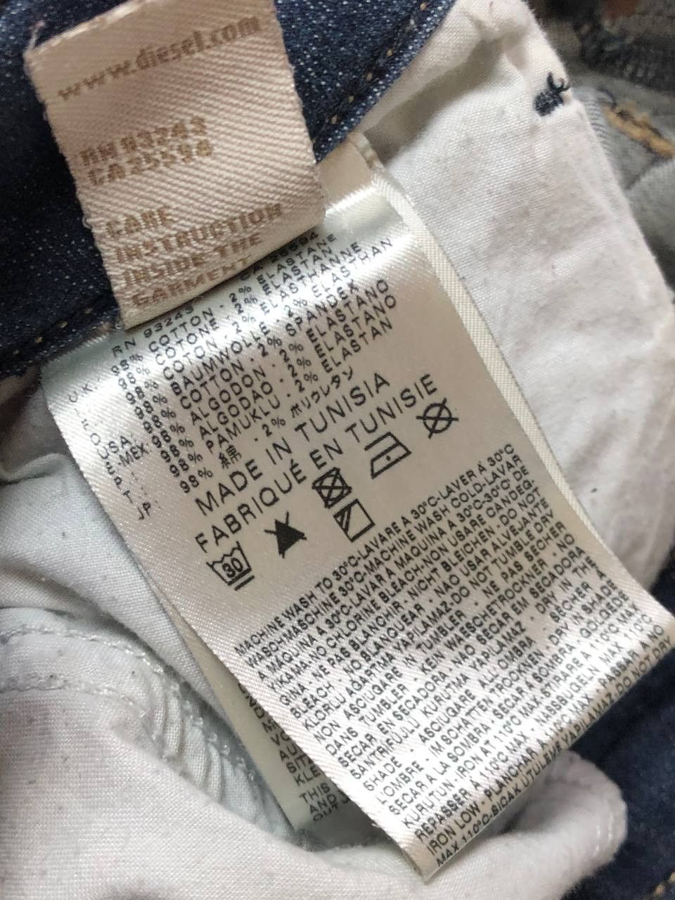 Diesel Jeans Diesel vintage luxury pants denim streetwear Size 27" / US 4 / IT 40 - 4 Thumbnail