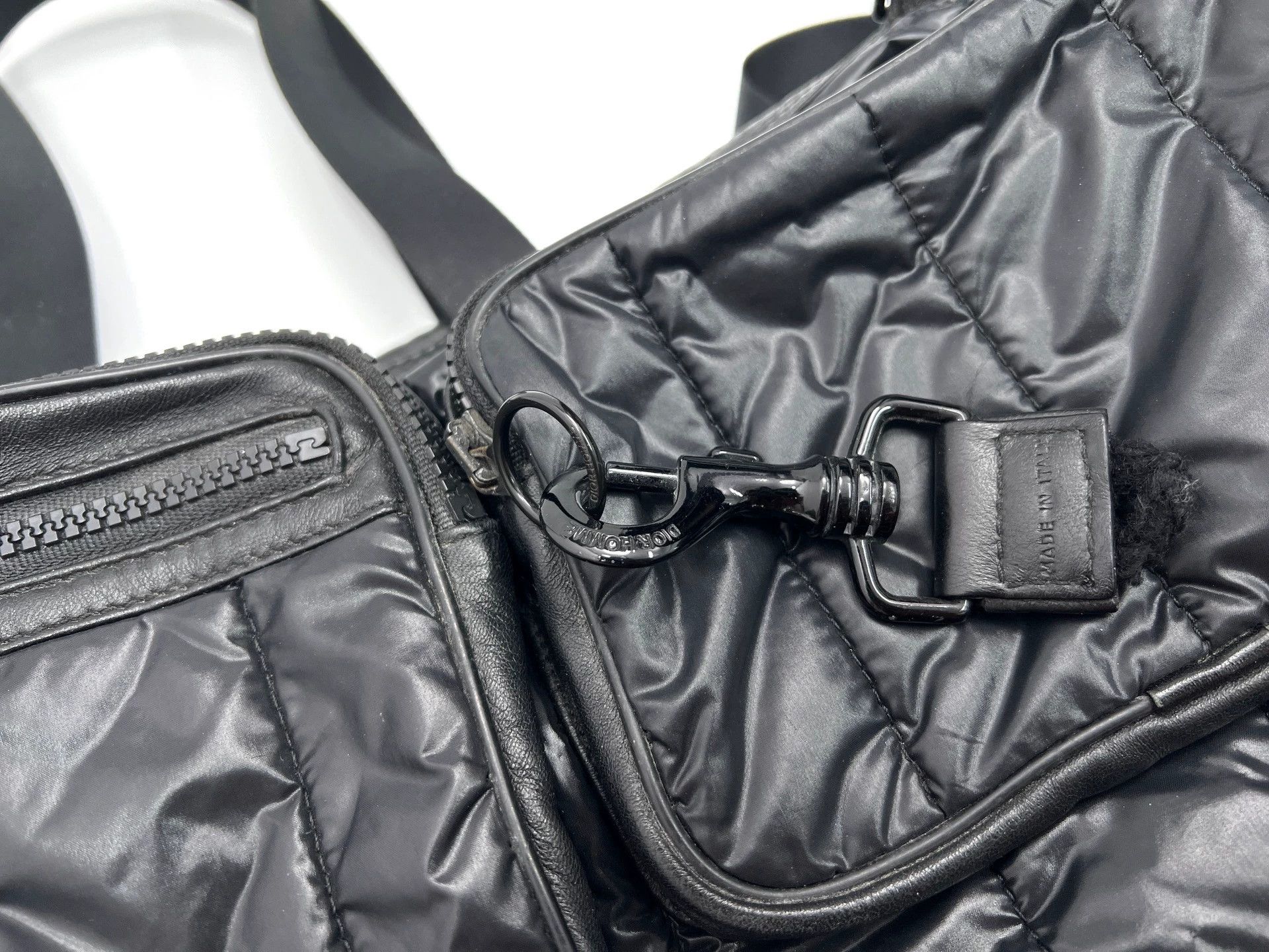 Dior Dior Homme 07AW Quilted Down-Leather Deville Cross Size ONE SIZE - 7 Thumbnail