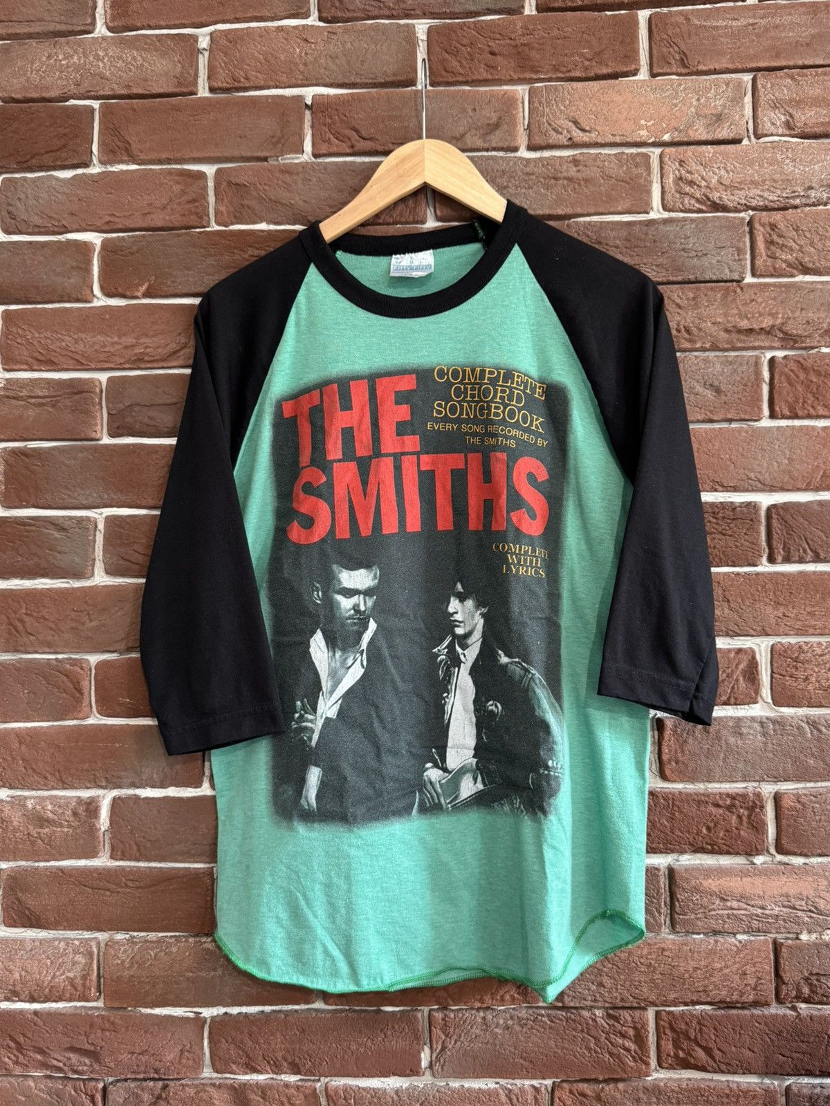 Band Tees Vintage 80s The Smiths Rock Band Raglan Tee Rare Archive M Size US M / EU 48-50 / 2 - 1 Thumbnail