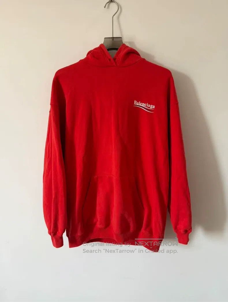 Balenciaga Balenciaga Red Coca-Cola Sweatshirt Size US S / EU 44-46 / 1 - 1 Thumbnail