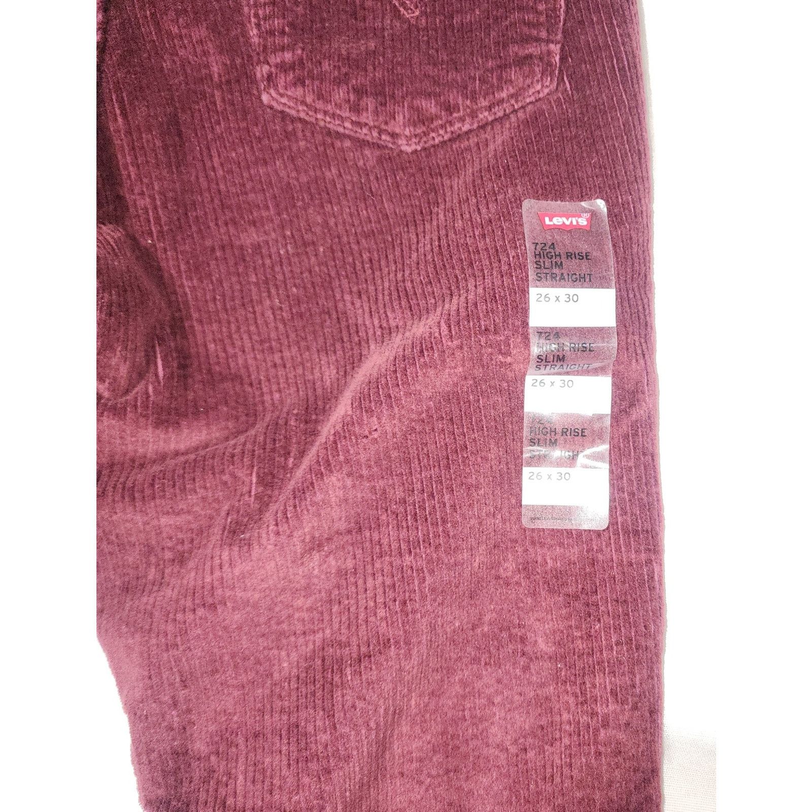 Levi's Levi's 724 high rise slim straight pants 26x30 woman's Size 26" / US 2 / IT 38 - 8 Thumbnail