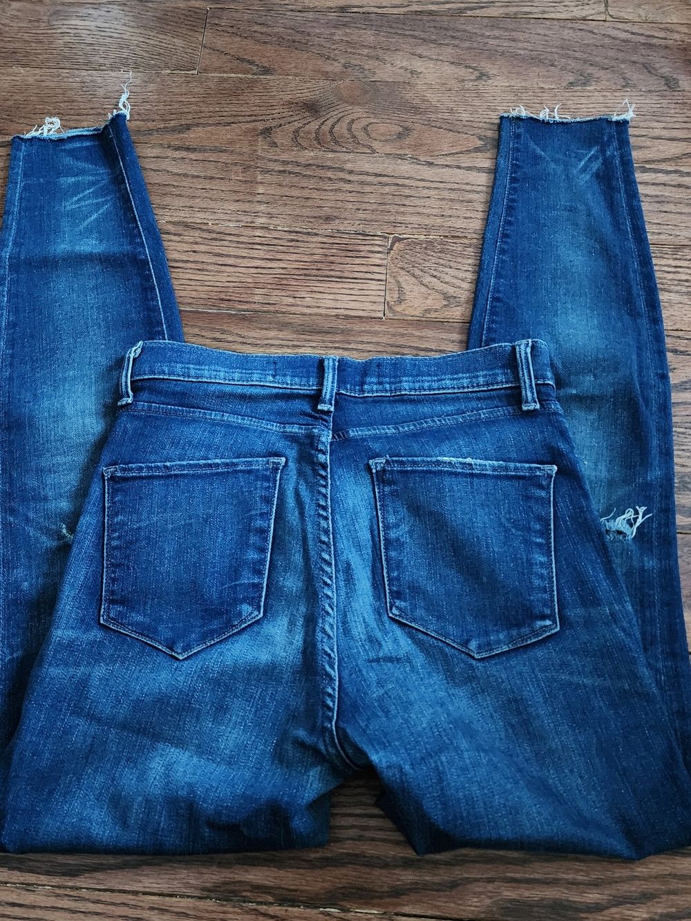 AYR AYR The Skinny The Chiller Raw Hem Jeans 25 USA Designer NYC Size 25" / US 0 / IT 36 - 11 Thumbnail