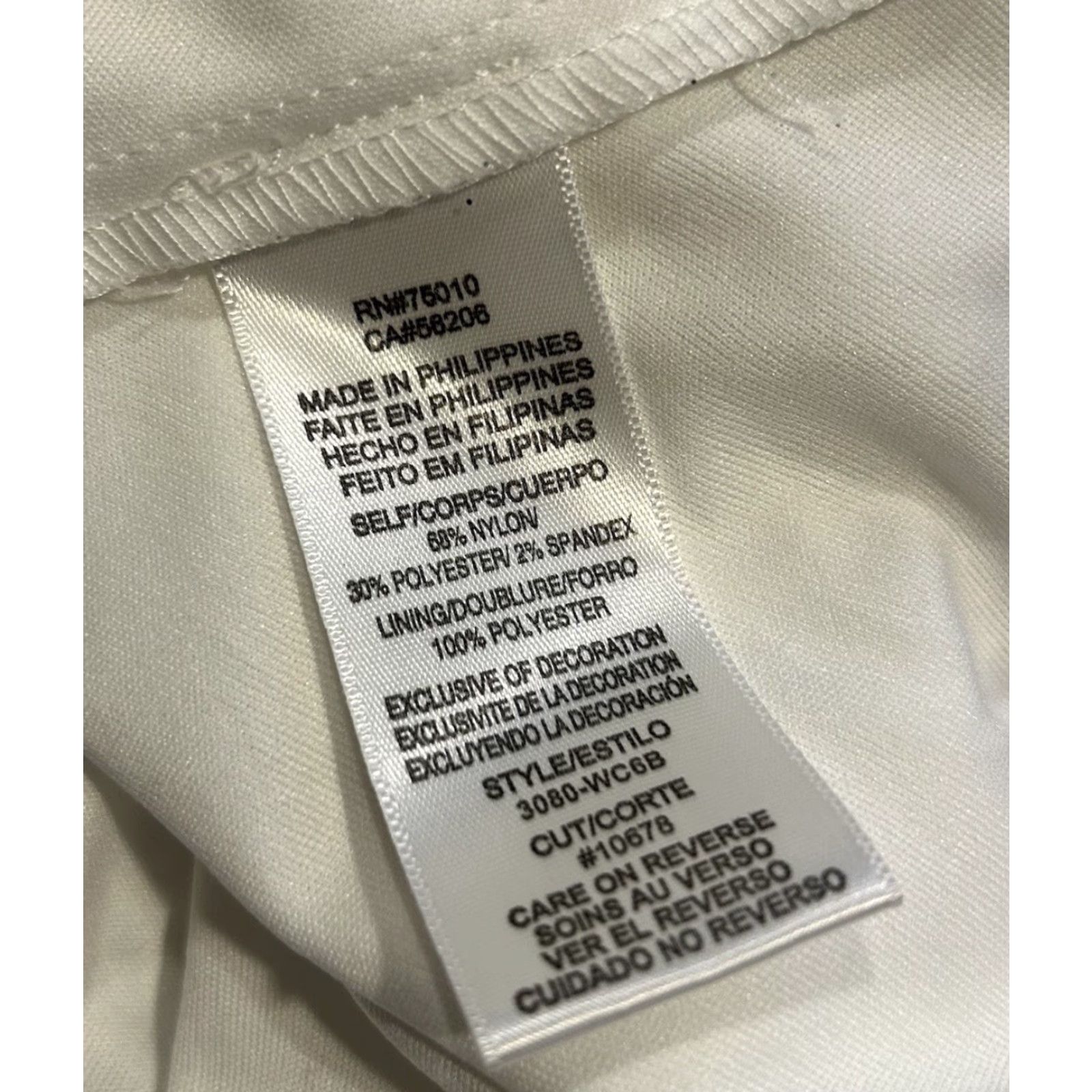 Vintage City Triangles Mini Dress White 4 Women Sleeveless Dress Short Wedding Beach Bridal Shower Womens 30in 14in Pit to Pit Size S / US 4 / IT 40 - 6 Thumbnail