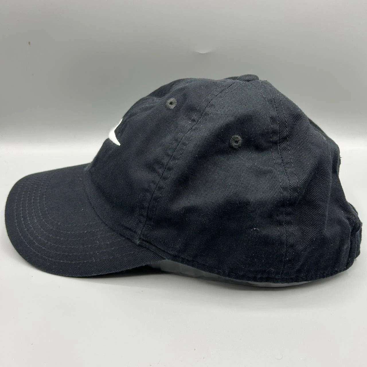 Nike Nike Club Hat Men Black Embroidered Swoosh Strap Back Cotton Size ONE SIZE - 7 Thumbnail