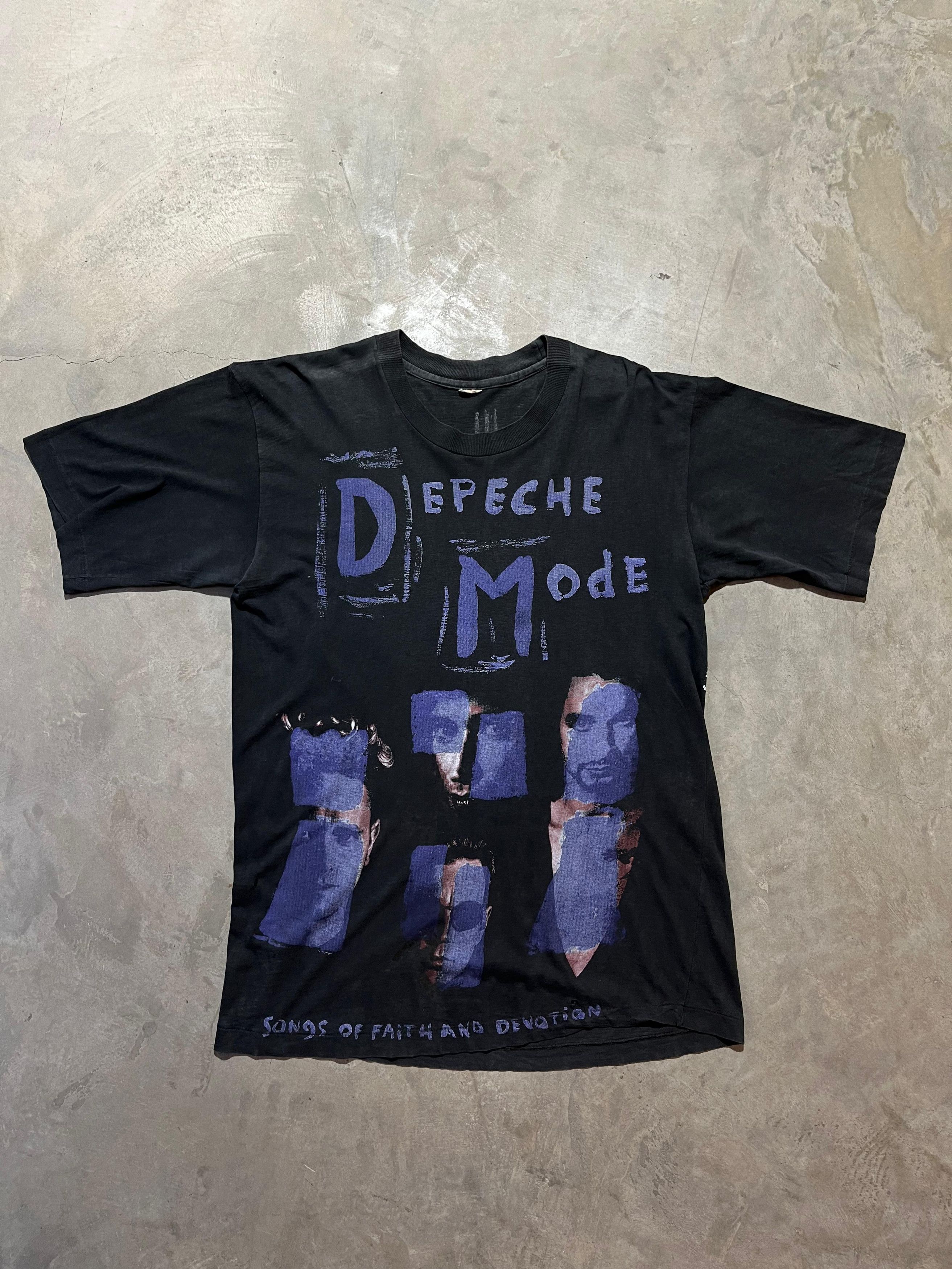 Vintage Vintage 90s Depeche Mode Songs of Faith Tee Size US XL / EU 56 / 4 - 1 Thumbnail