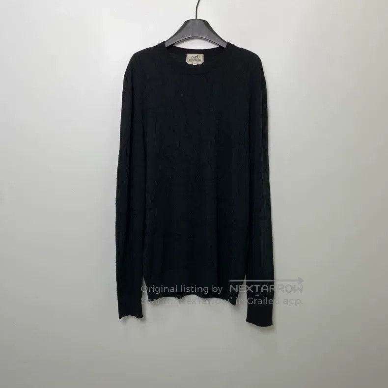 Hermes Hermes Sculpted Jacquard Turtleneck Sweater Size US XL / EU 56 / 4 - 1 Thumbnail