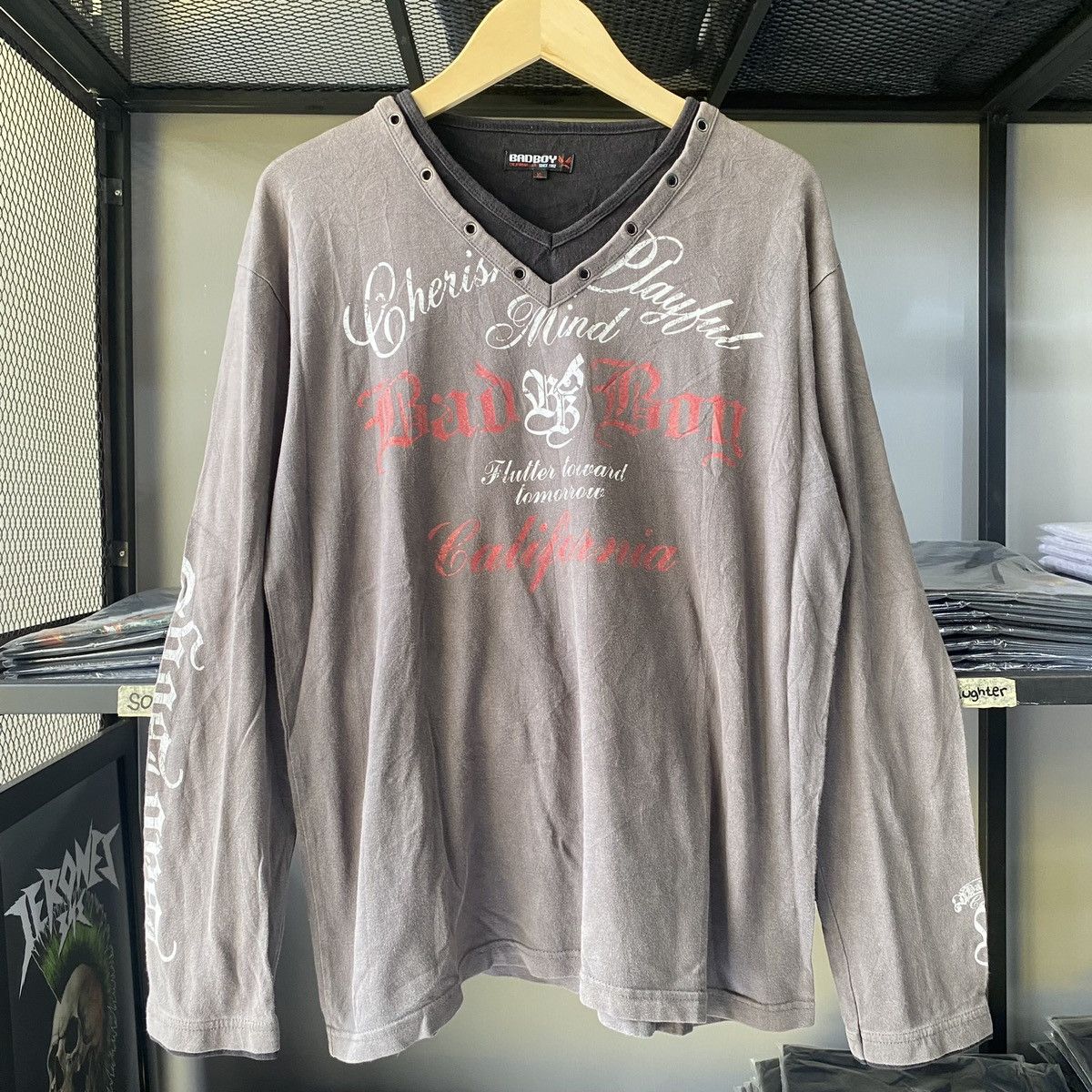 Beauty Beast × If Six Was Nine × Japanese Brand Punk Rock Bad Boy Cherish Playful Mind Double Layer Size US XL / EU 56 / 4 - 1 Thumbnail