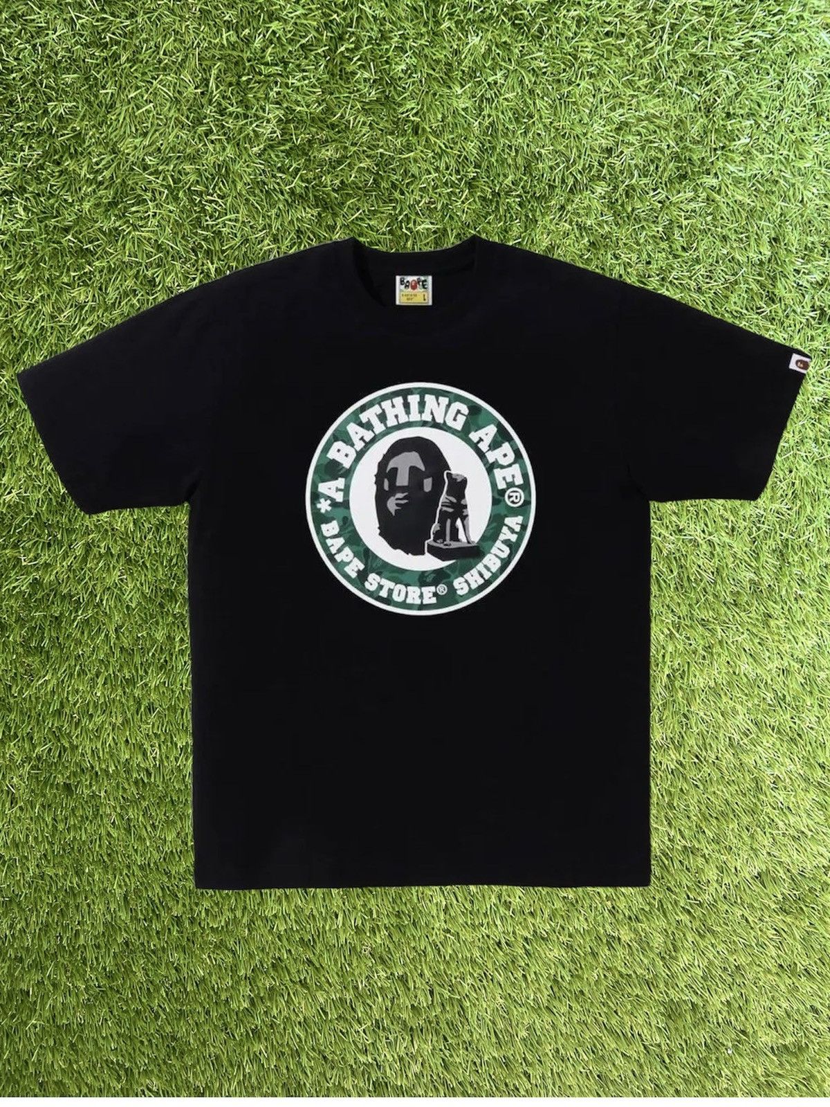 image of A Bathing Ape Bape Shibuya Store Exclusive Tee Size Small in Black, Men's