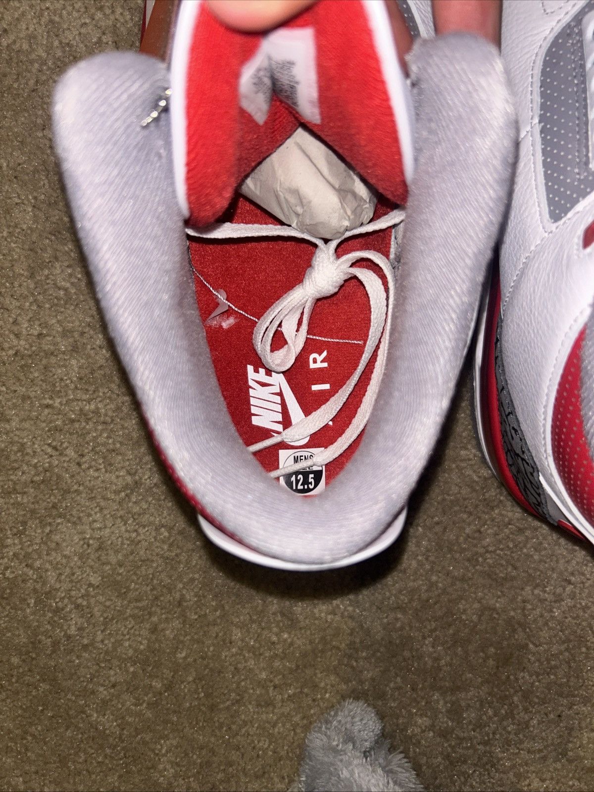 Jordan Brand Jordan 3 Fire Red Size US 12.5 / EU 45-46 - 6 Thumbnail