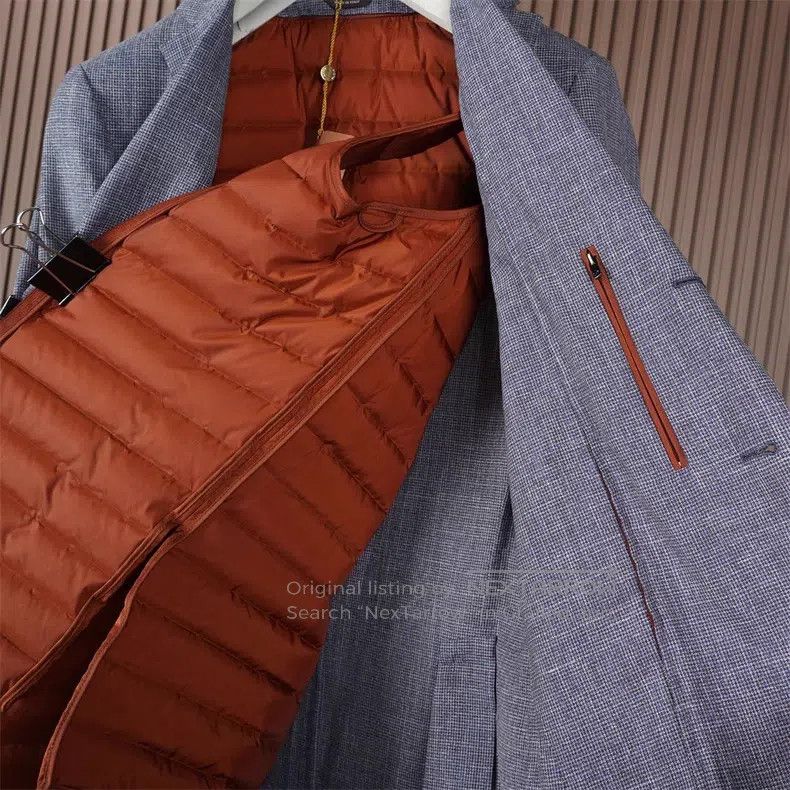 Loro Piana Loro Piana Detachable Down Lining Single Breasted Jacket w Size 48L - 4 Thumbnail