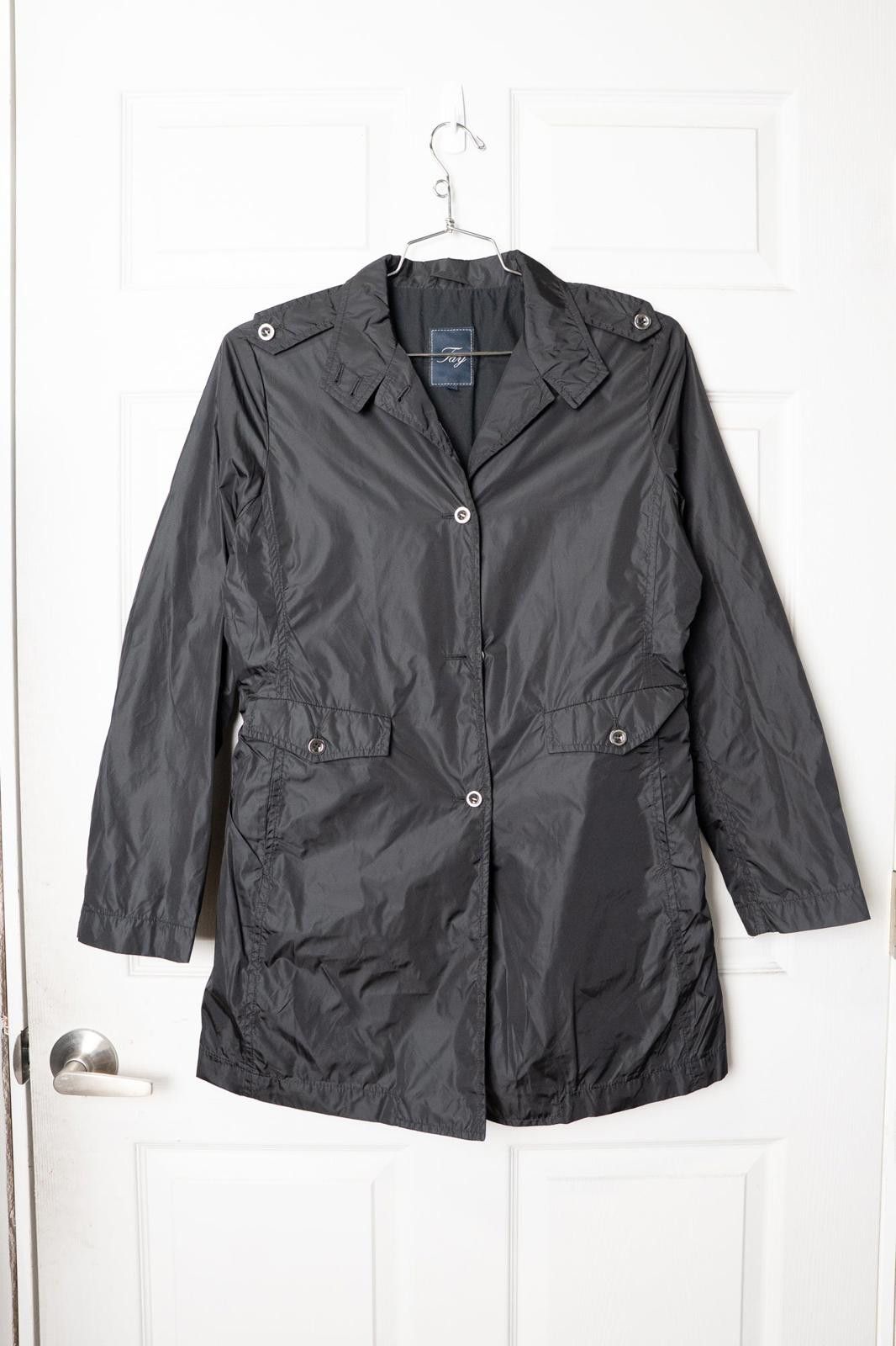 Fay 2010's Fay Satin Trench Coat Size L / US 10 / IT 46 - 1 Thumbnail