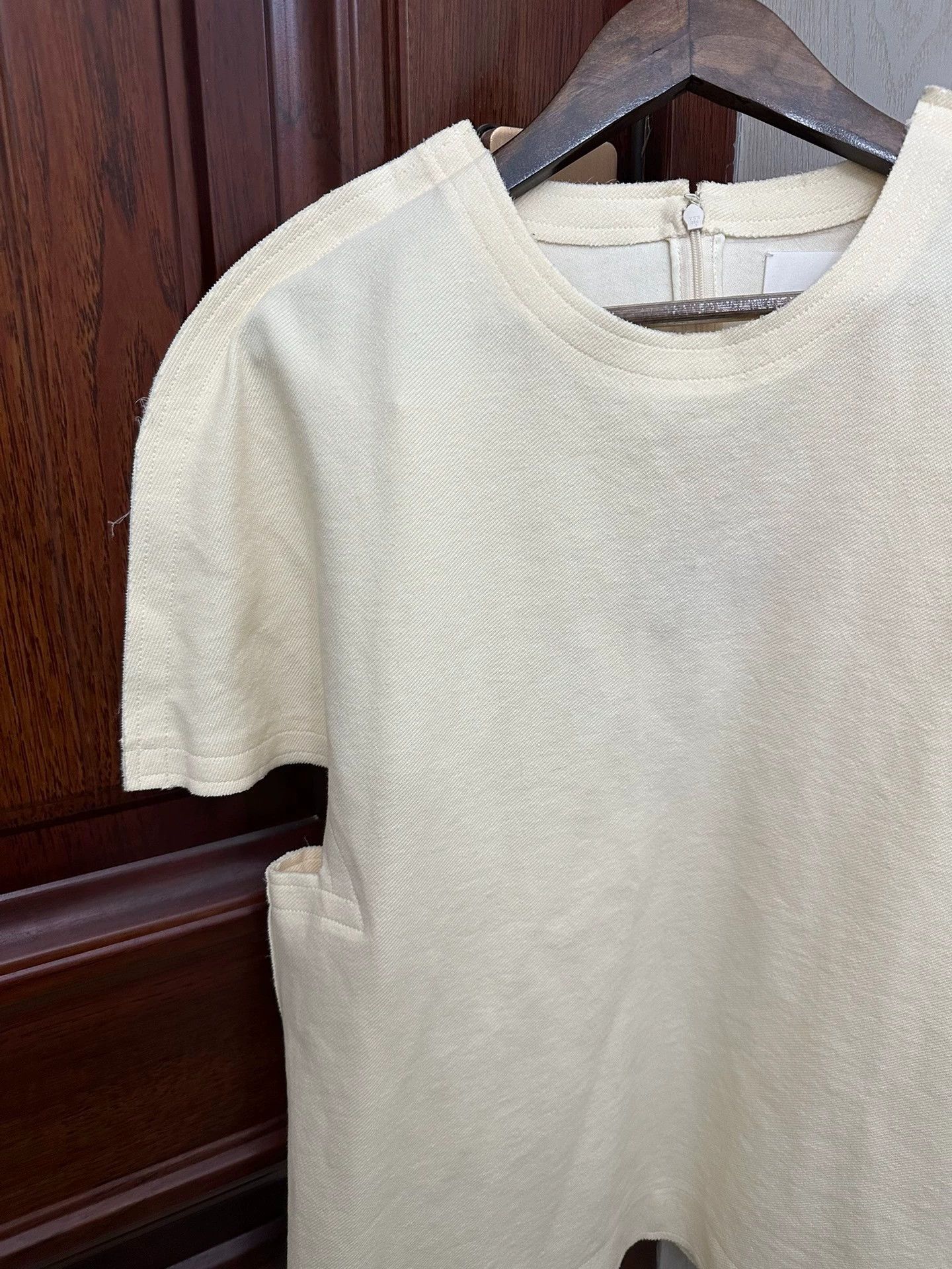 Jil Sander Jil Sander Oversized SS Top Pale Yellow 9/10 Authentic Size XS / US 0-2 / IT 36-38 - 3 Thumbnail