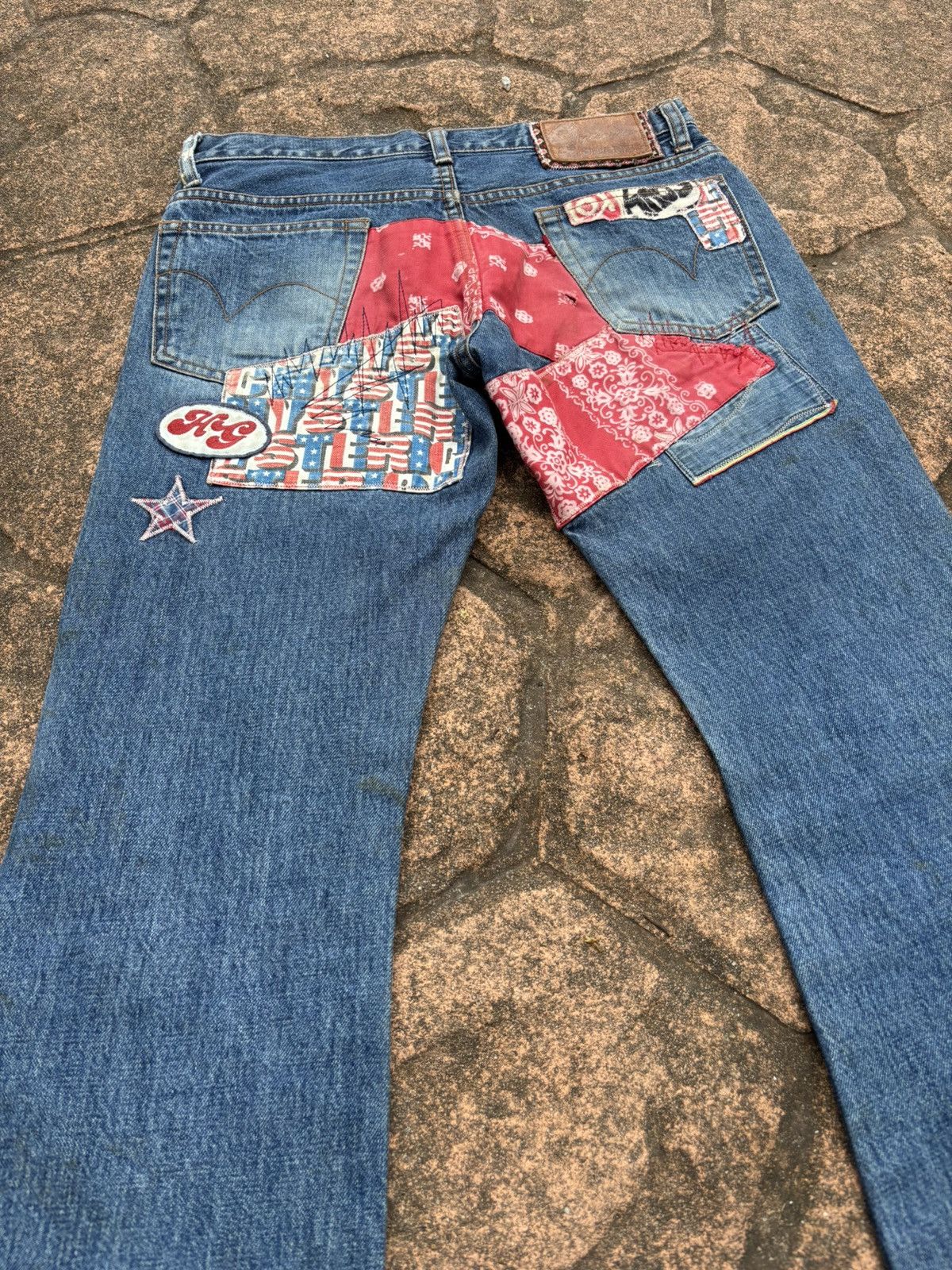 Hysteric Glamour Hysteric glamour bootcut patchwork jeans Size 29" - 11 Thumbnail