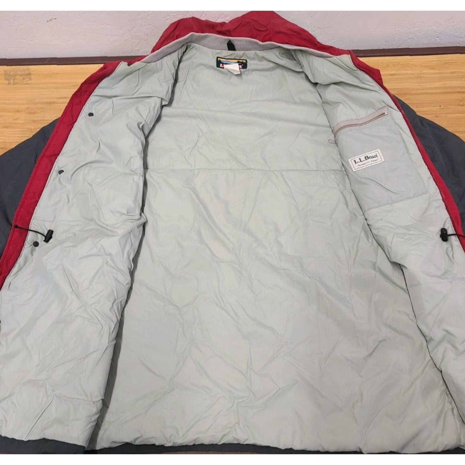 Vintage VINTAGE LL Bean Penobscot Parka Hooded Zip Up Insulated Parka Jacket XL Men Gray Size US XL / EU 56 / 4 - 5 Thumbnail