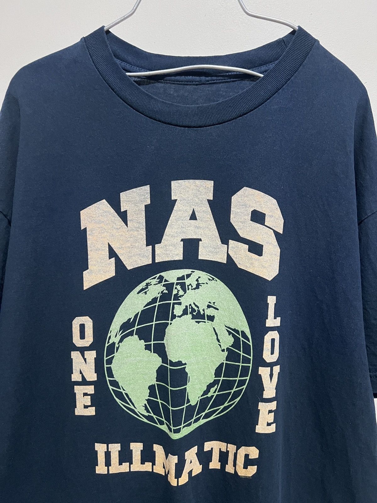 Nas Vintage Y2K Nas Illmatic Promo Tee XL Faded HipHop Rap Size US XL / EU 56 / 4 - 8 Thumbnail